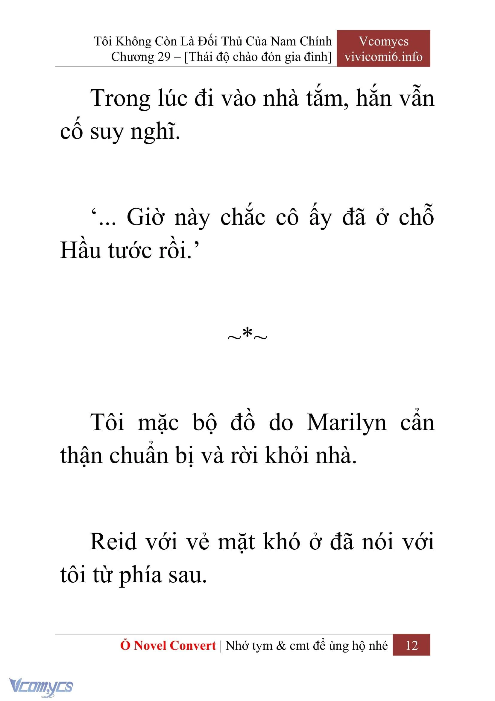 [Novel] Tôi Không Còn Là Đối Thủ Của Nam Chính Chapter  29 - 14