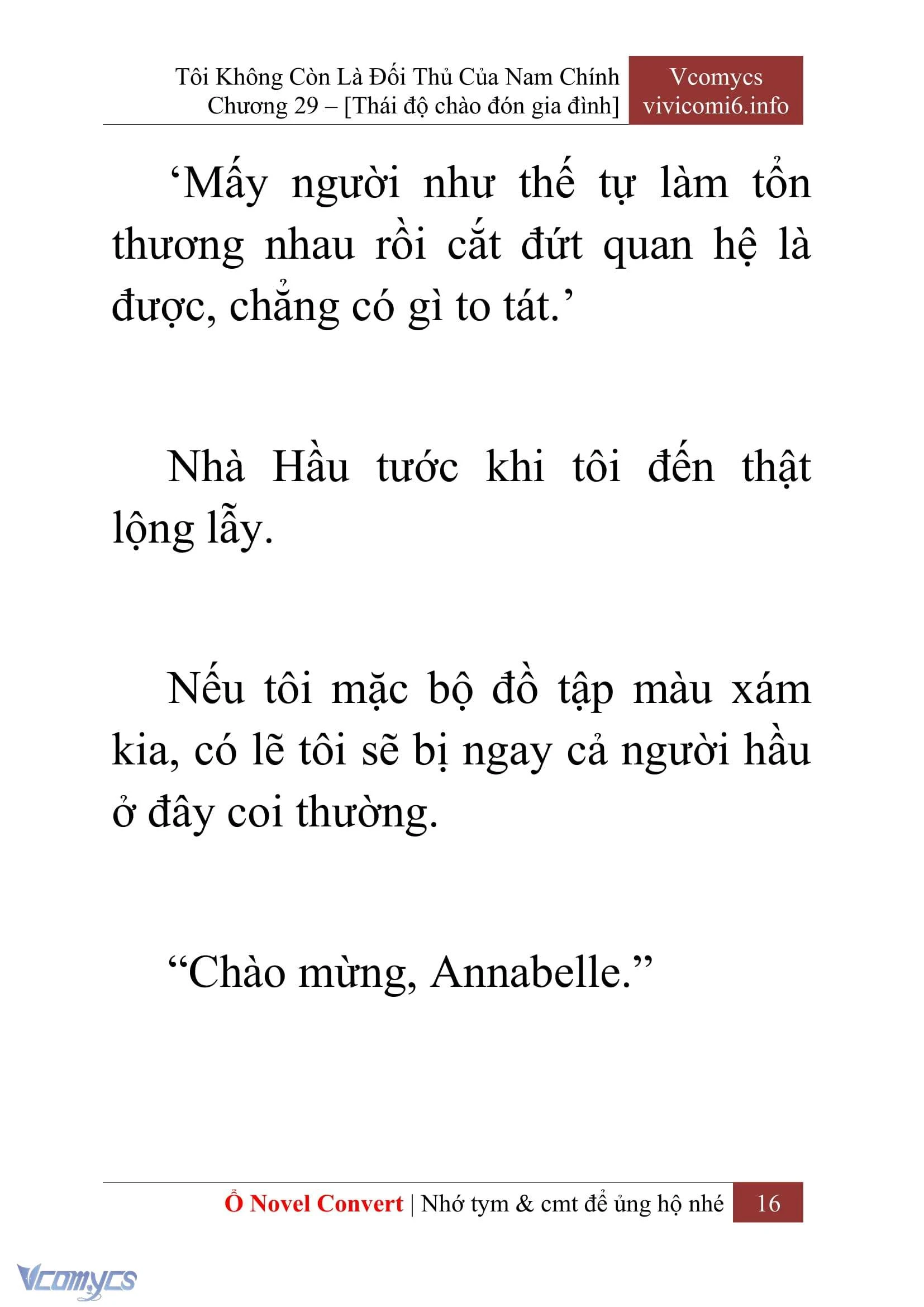 [Novel] Tôi Không Còn Là Đối Thủ Của Nam Chính Chapter  29 - 18