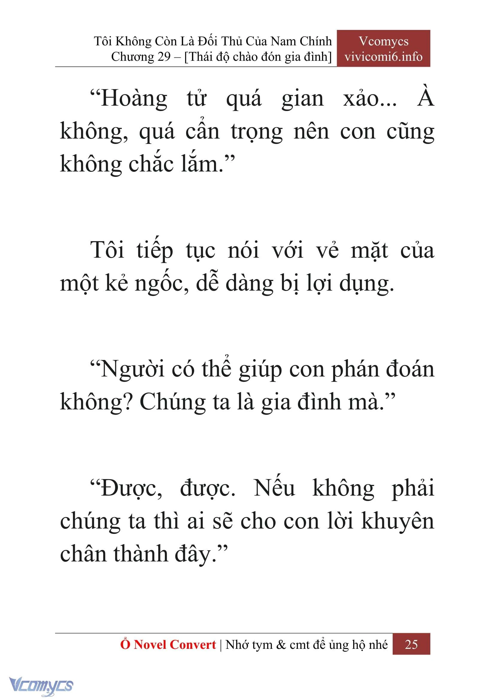 [Novel] Tôi Không Còn Là Đối Thủ Của Nam Chính Chapter  29 - 27