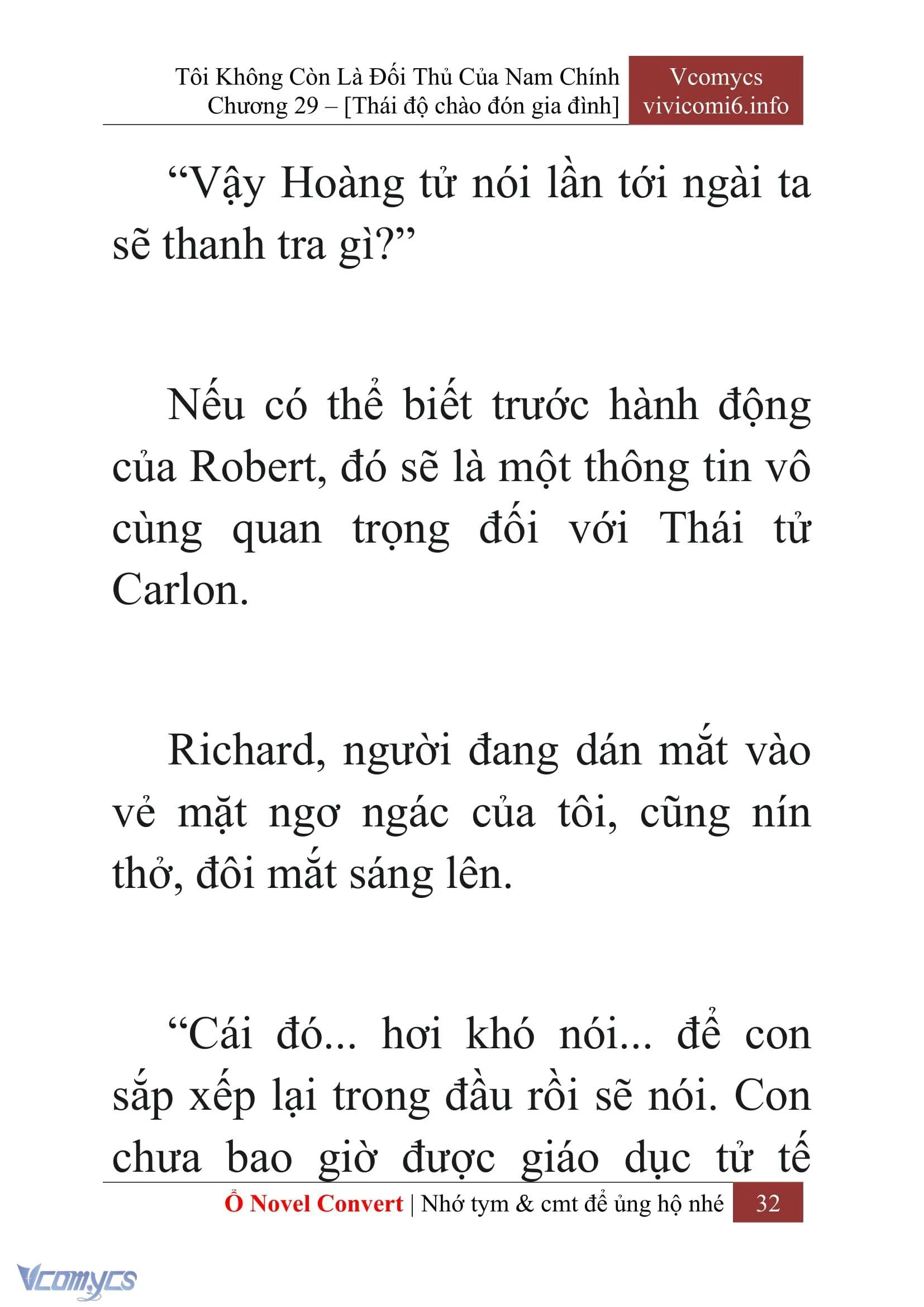 [Novel] Tôi Không Còn Là Đối Thủ Của Nam Chính Chapter  29 - 34