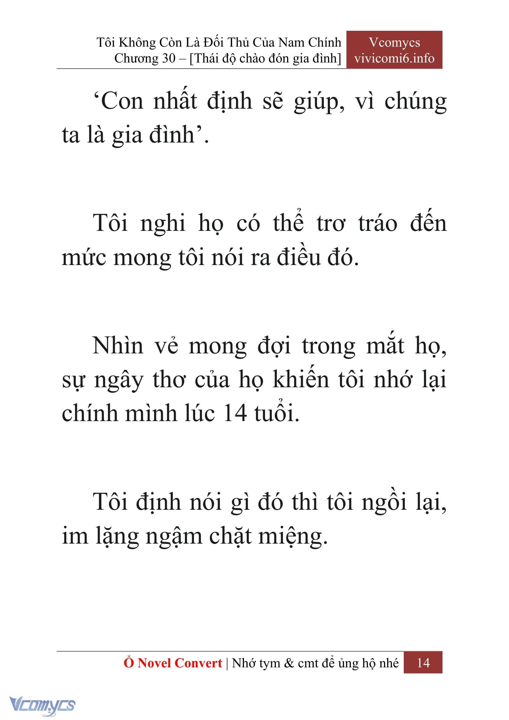 [Novel] Tôi Không Còn Là Đối Thủ Của Nam Chính Chapter  30 - 16