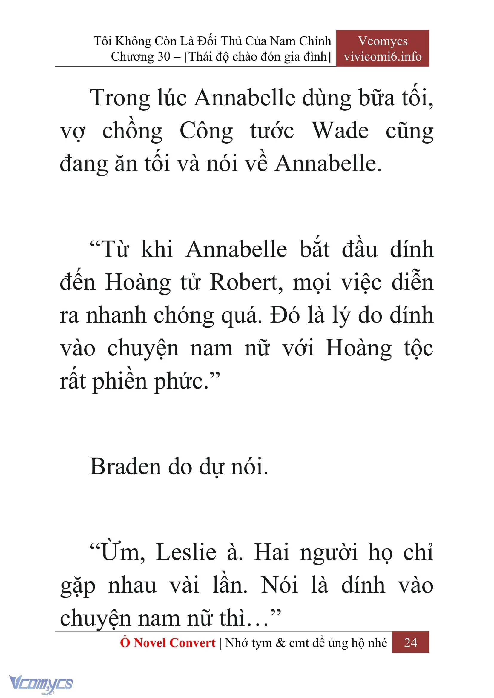 [Novel] Tôi Không Còn Là Đối Thủ Của Nam Chính Chapter  30 - 26