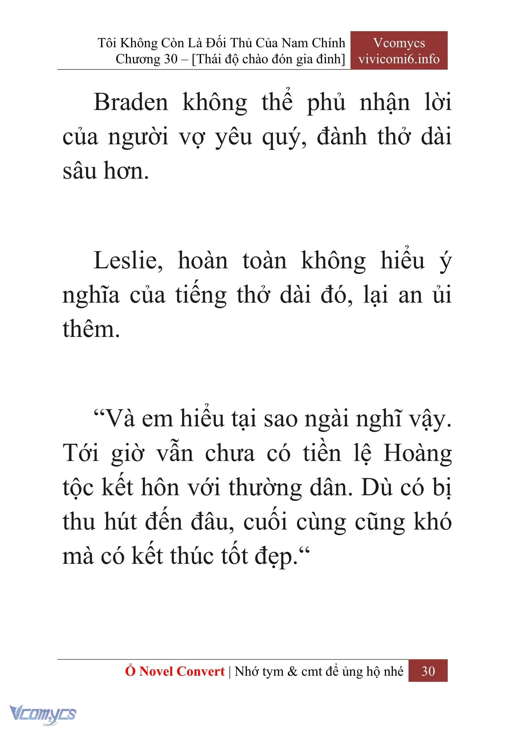 [Novel] Tôi Không Còn Là Đối Thủ Của Nam Chính Chapter  30 - 32