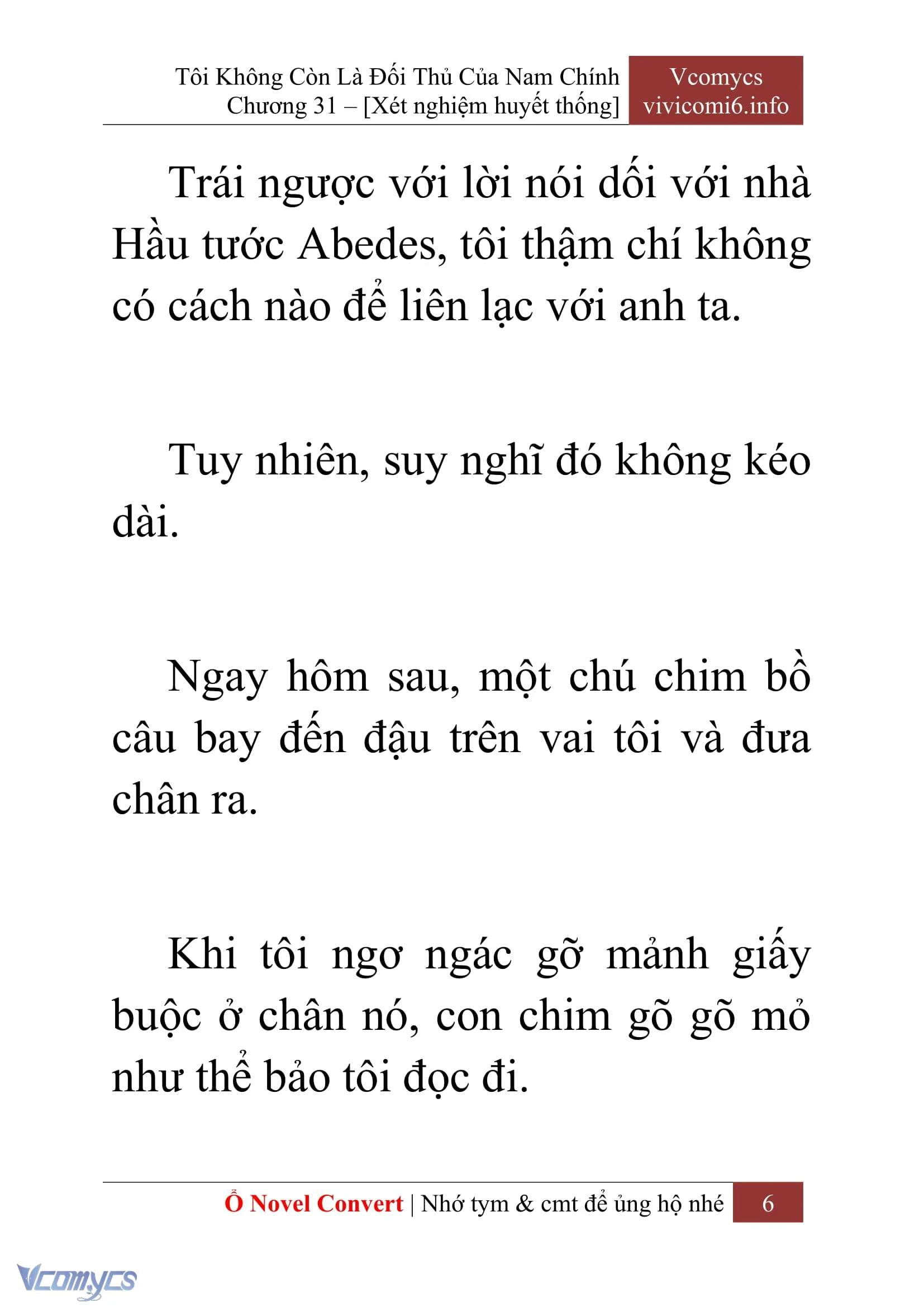 [Novel] Tôi Không Còn Là Đối Thủ Của Nam Chính Chapter  31 - 8