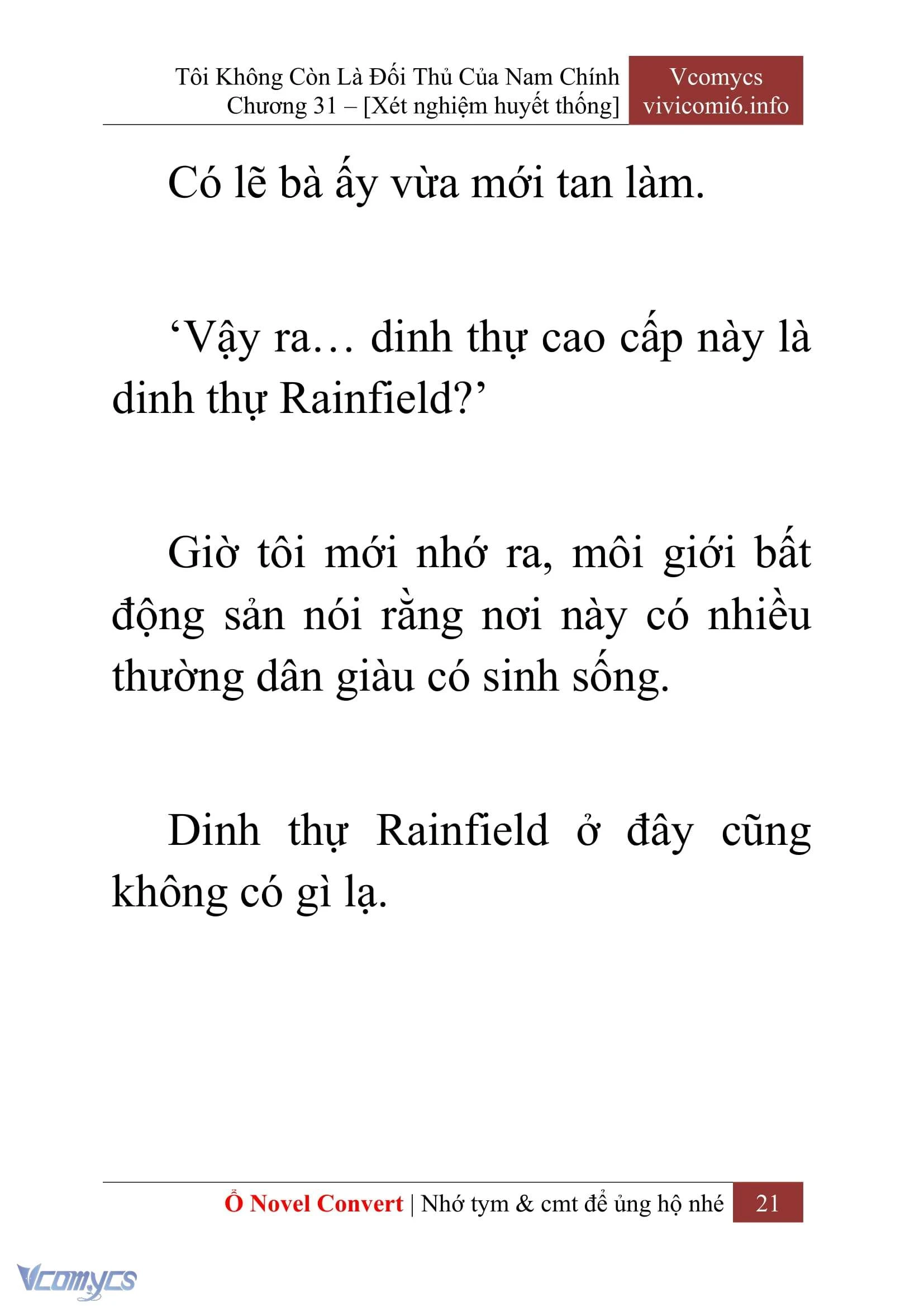[Novel] Tôi Không Còn Là Đối Thủ Của Nam Chính Chapter  31 - 23