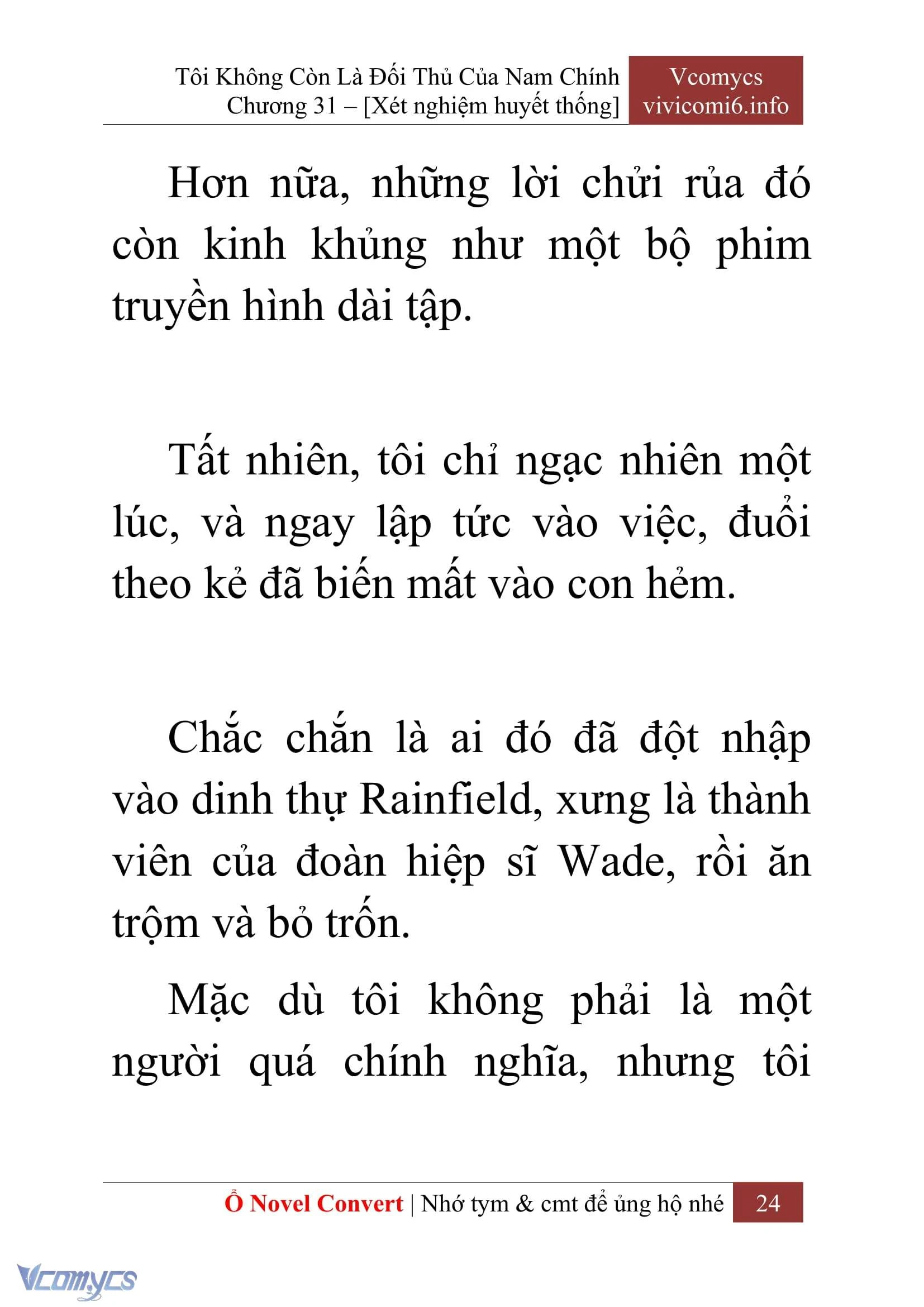 [Novel] Tôi Không Còn Là Đối Thủ Của Nam Chính Chapter  31 - 26
