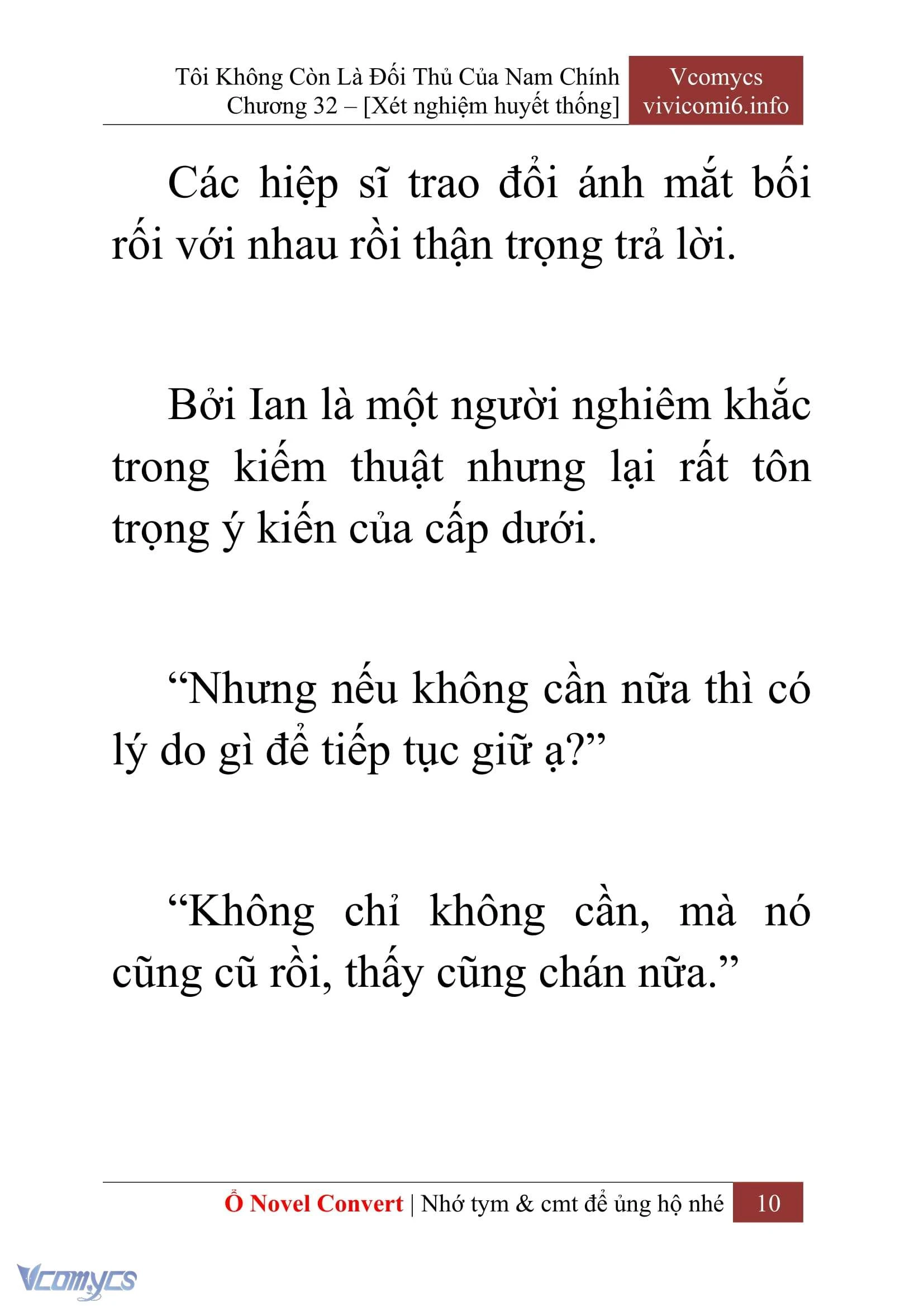 [Novel] Tôi Không Còn Là Đối Thủ Của Nam Chính Chapter  32 - 12