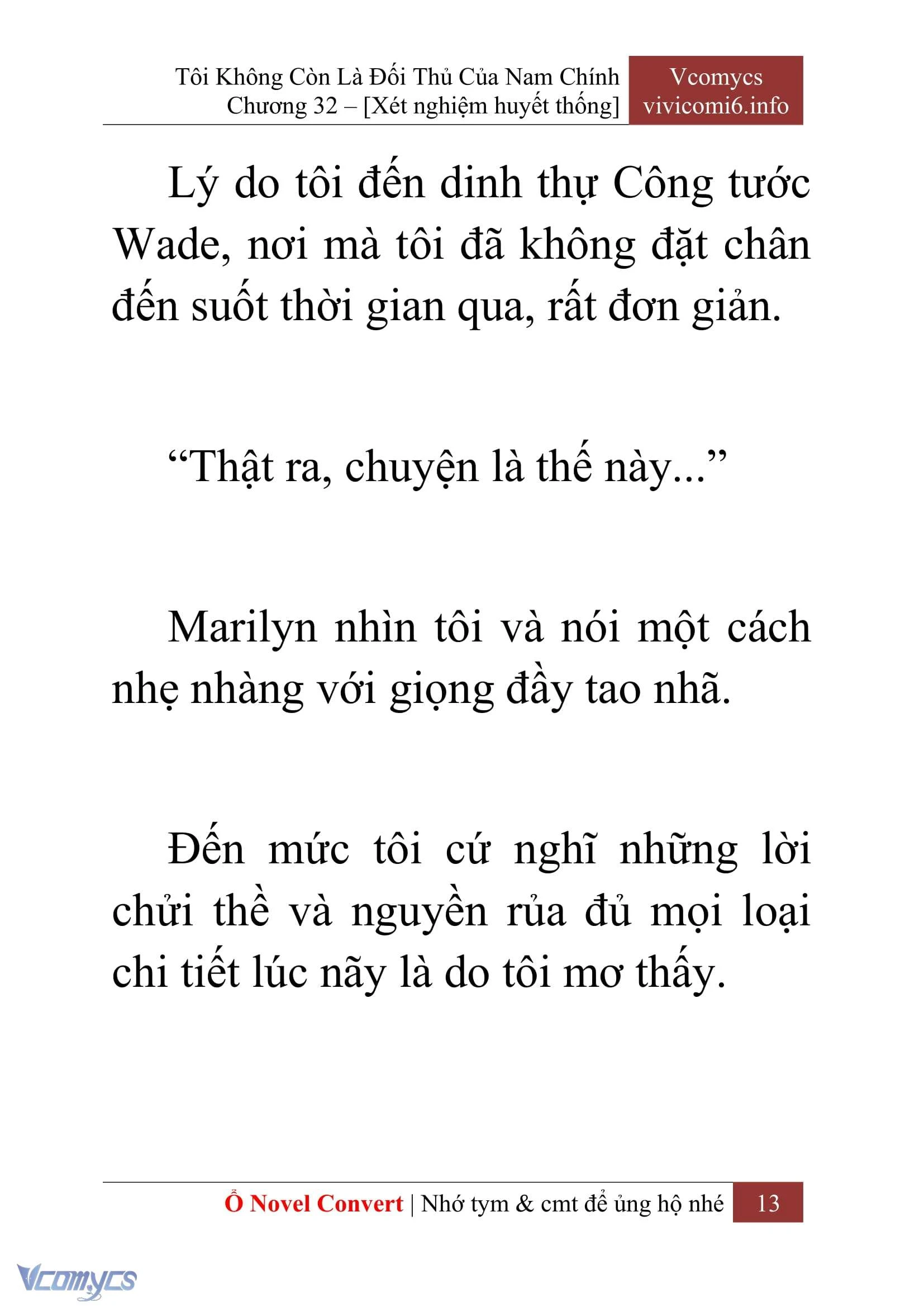 [Novel] Tôi Không Còn Là Đối Thủ Của Nam Chính Chapter  32 - 15
