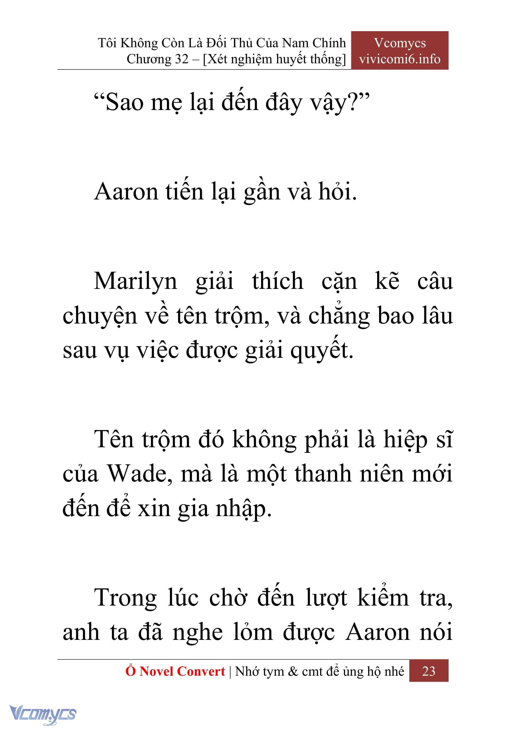[Novel] Tôi Không Còn Là Đối Thủ Của Nam Chính Chapter  32 - 25