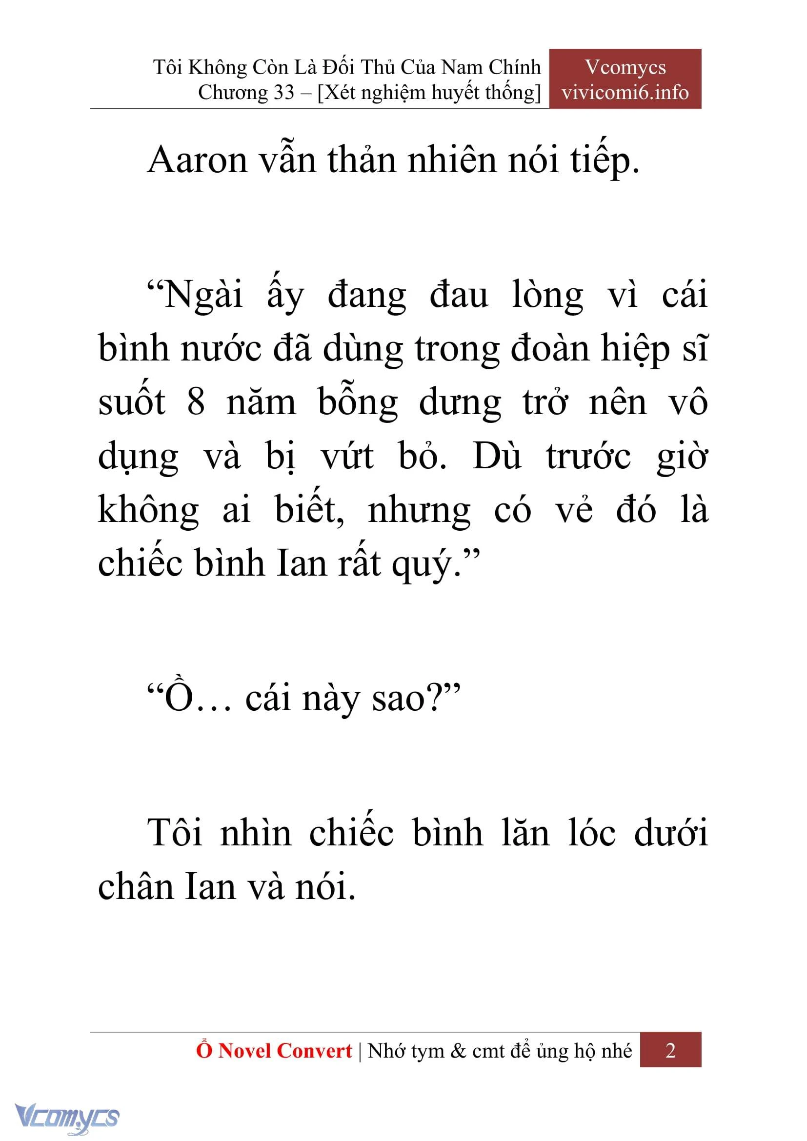 [Novel] Tôi Không Còn Là Đối Thủ Của Nam Chính Chapter  33 - 4