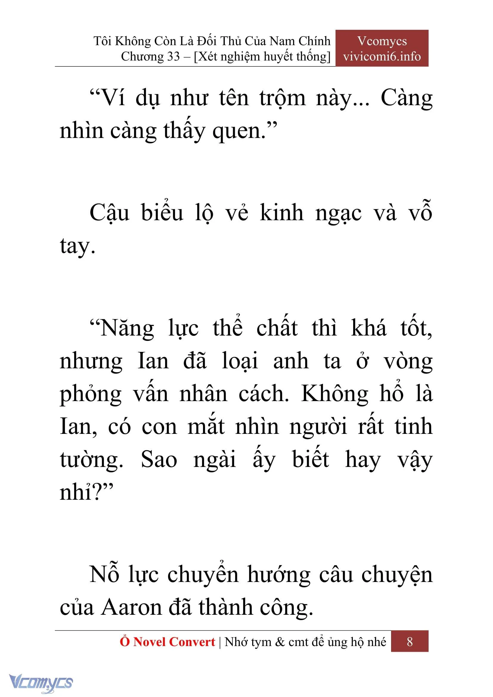[Novel] Tôi Không Còn Là Đối Thủ Của Nam Chính Chapter  33 - 10