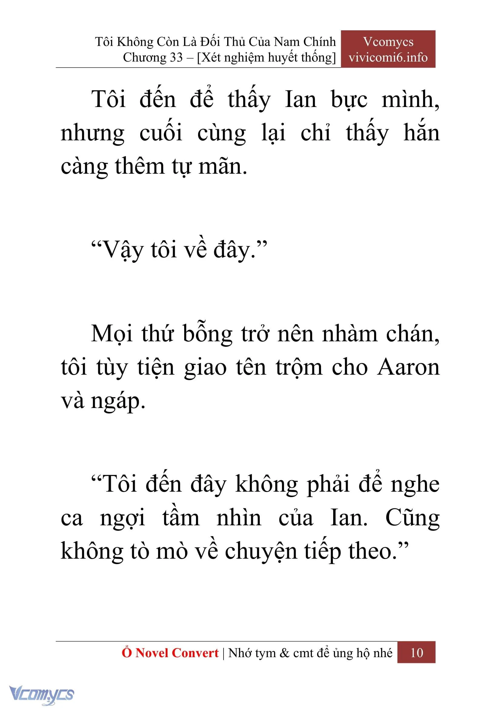 [Novel] Tôi Không Còn Là Đối Thủ Của Nam Chính Chapter  33 - 12