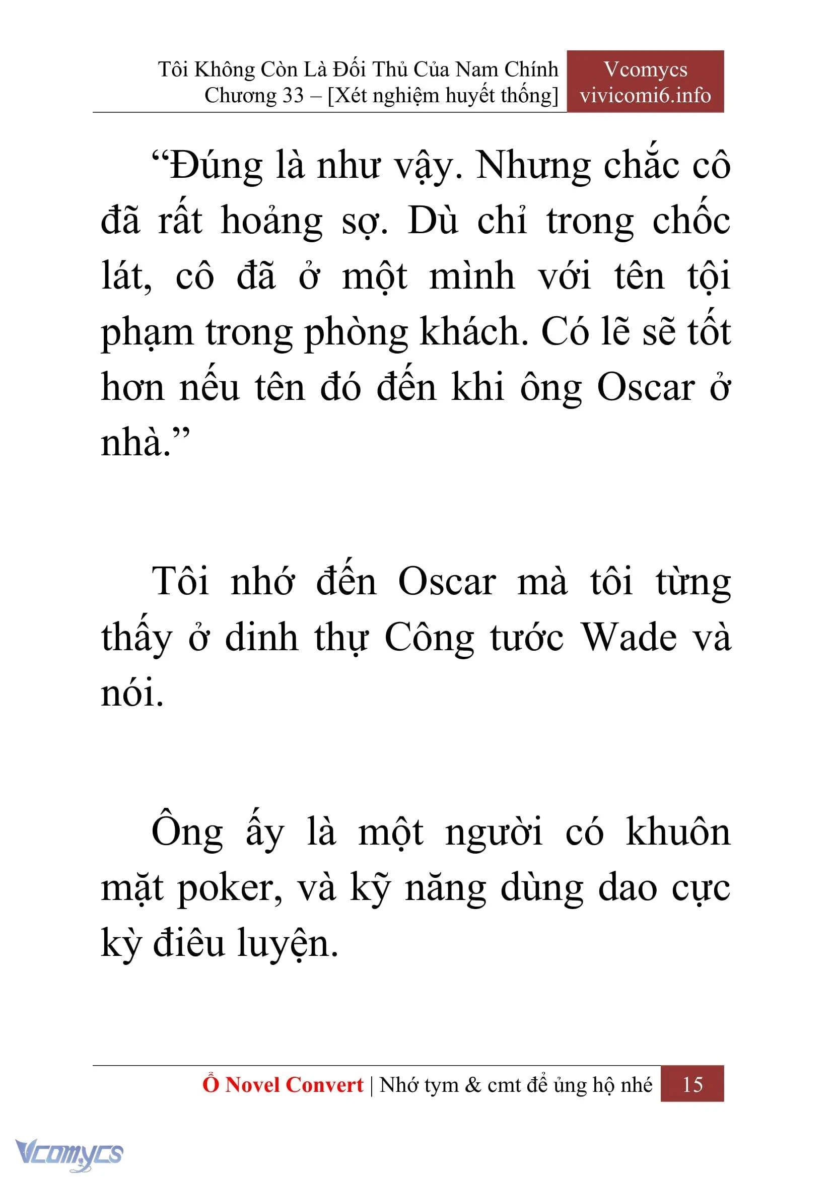 [Novel] Tôi Không Còn Là Đối Thủ Của Nam Chính Chapter  33 - 17