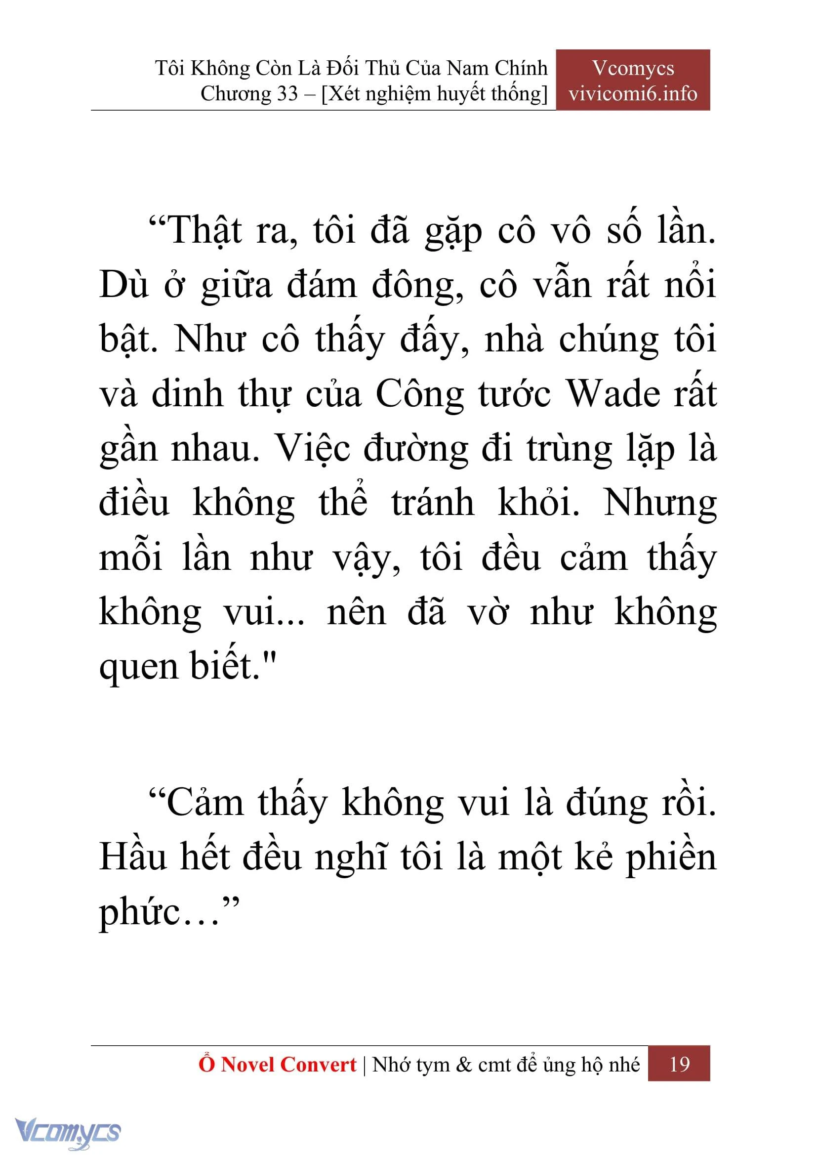 [Novel] Tôi Không Còn Là Đối Thủ Của Nam Chính Chapter  33 - 21
