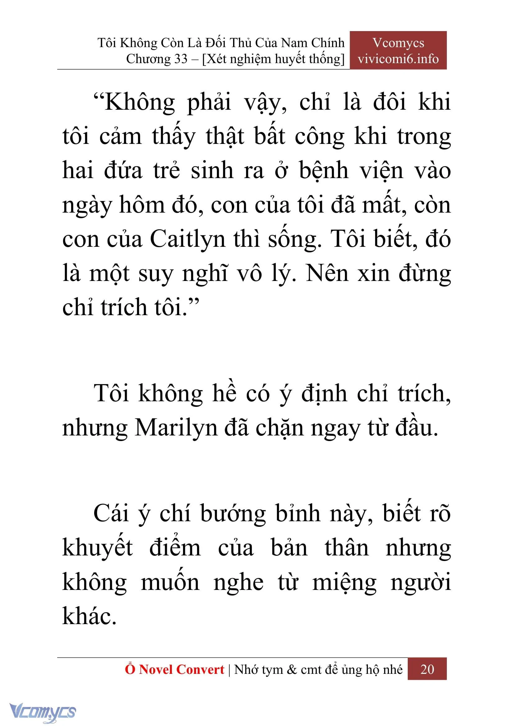 [Novel] Tôi Không Còn Là Đối Thủ Của Nam Chính Chapter  33 - 22