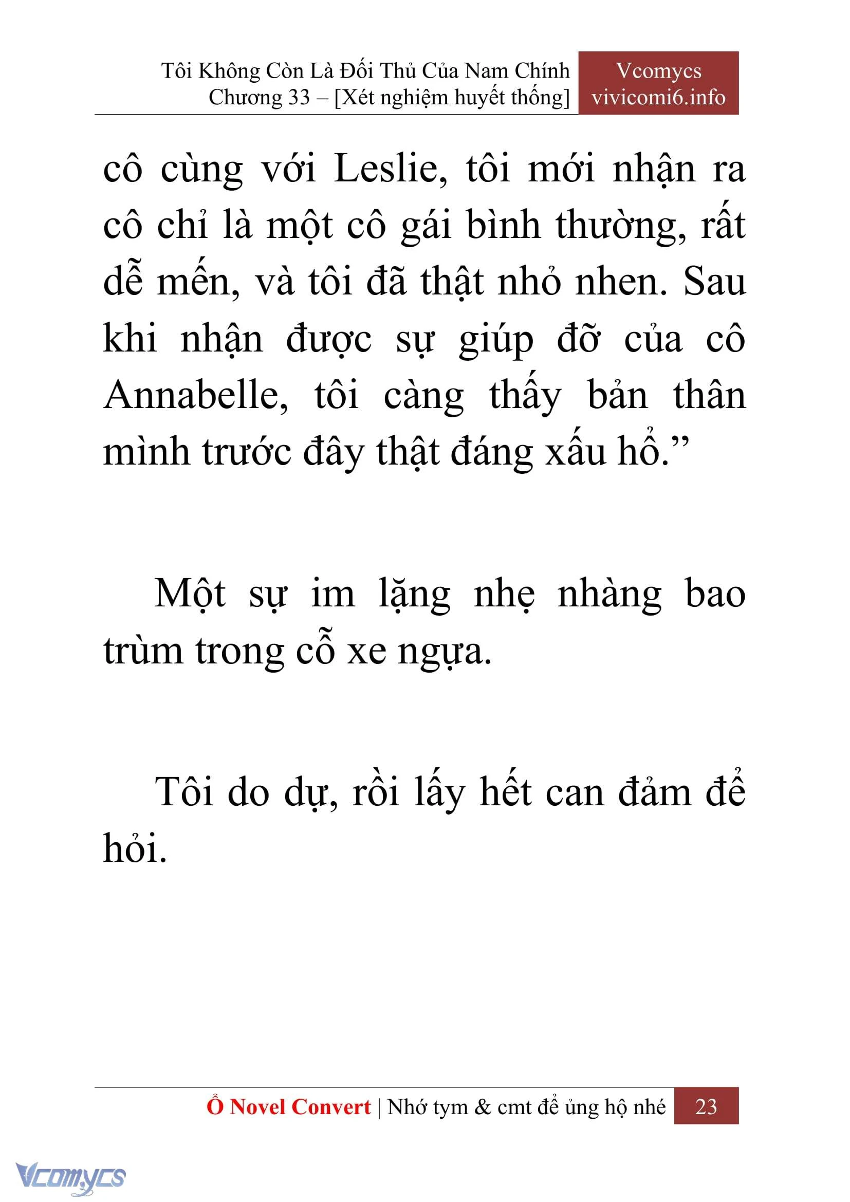 [Novel] Tôi Không Còn Là Đối Thủ Của Nam Chính Chapter  33 - 25