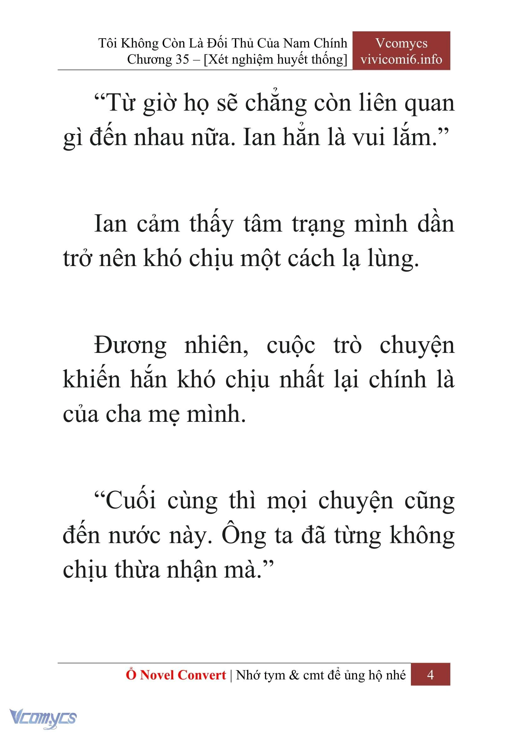 [Novel] Tôi Không Còn Là Đối Thủ Của Nam Chính Chapter  35 - 6