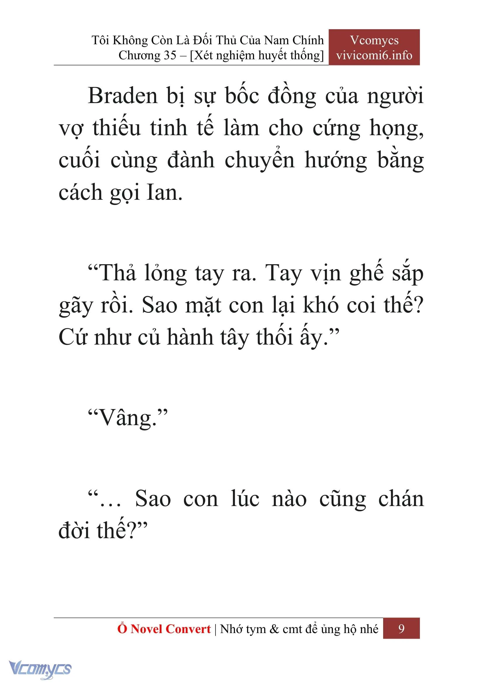 [Novel] Tôi Không Còn Là Đối Thủ Của Nam Chính Chapter  35 - 11