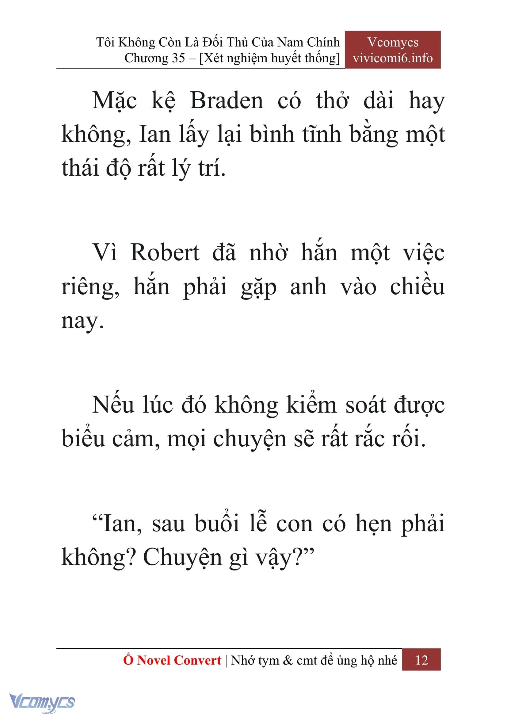 [Novel] Tôi Không Còn Là Đối Thủ Của Nam Chính Chapter  35 - 14