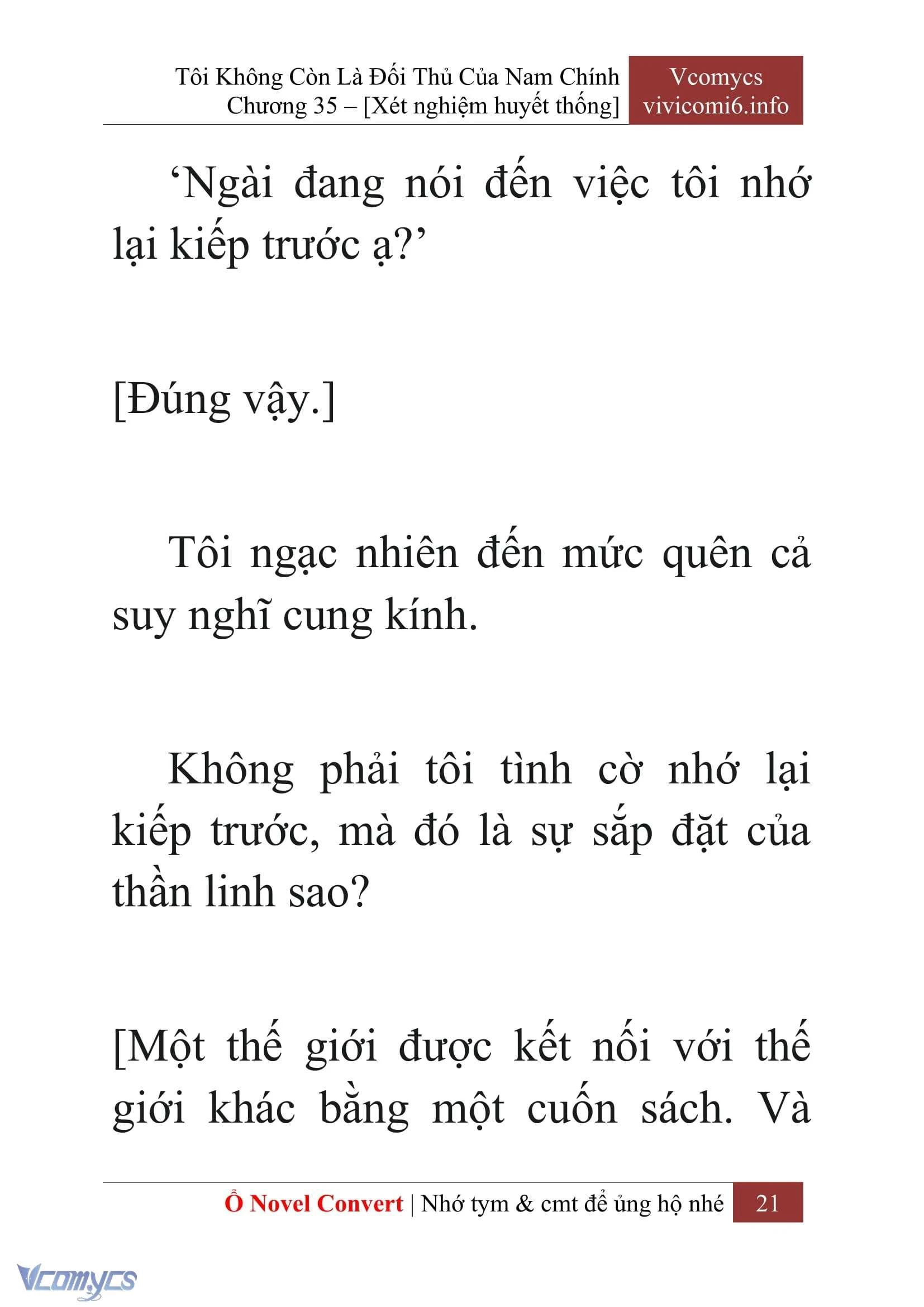 [Novel] Tôi Không Còn Là Đối Thủ Của Nam Chính Chapter  35 - 23
