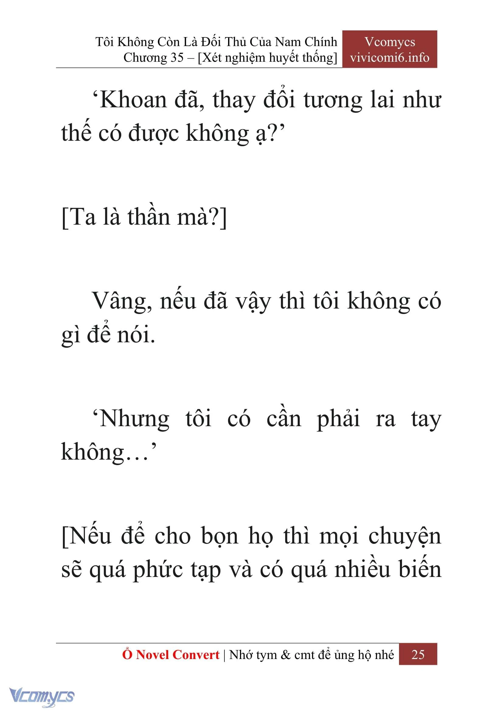 [Novel] Tôi Không Còn Là Đối Thủ Của Nam Chính Chapter  35 - 27