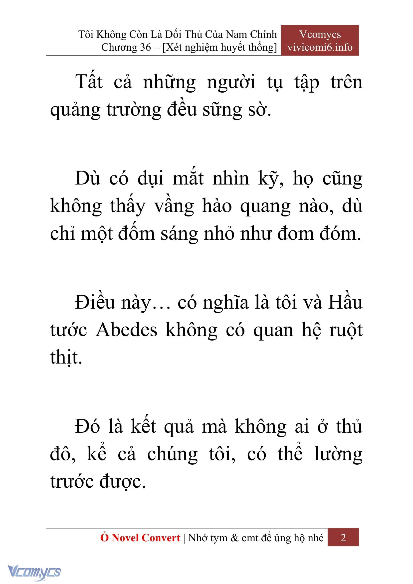 [Novel] Tôi Không Còn Là Đối Thủ Của Nam Chính Chapter  36 - 4