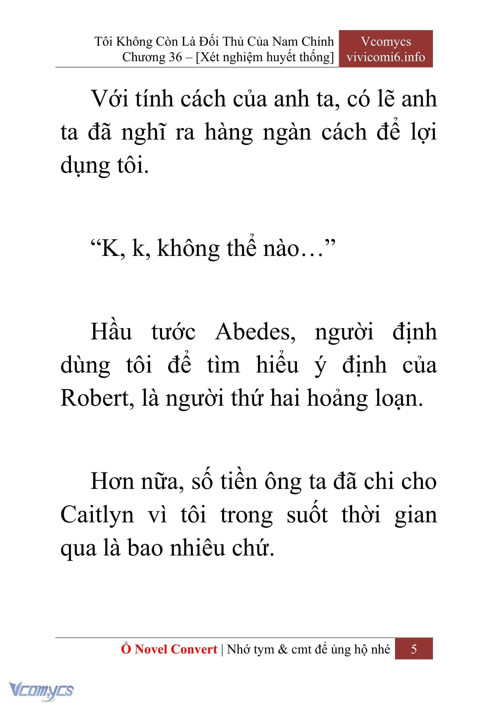 [Novel] Tôi Không Còn Là Đối Thủ Của Nam Chính Chapter  36 - 7