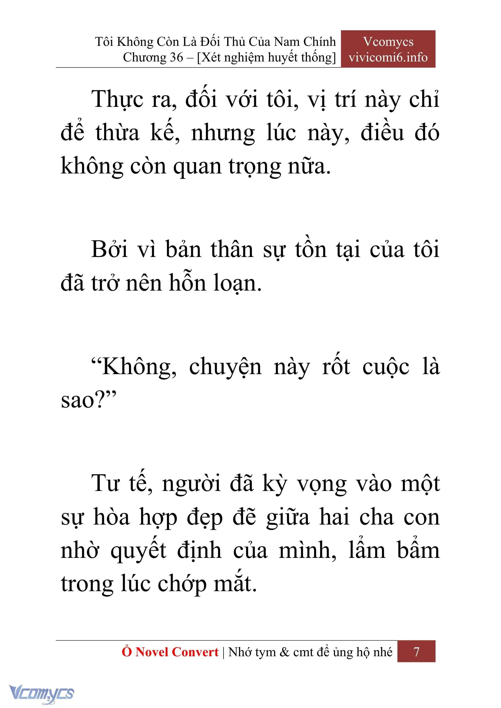 [Novel] Tôi Không Còn Là Đối Thủ Của Nam Chính Chapter  36 - 9