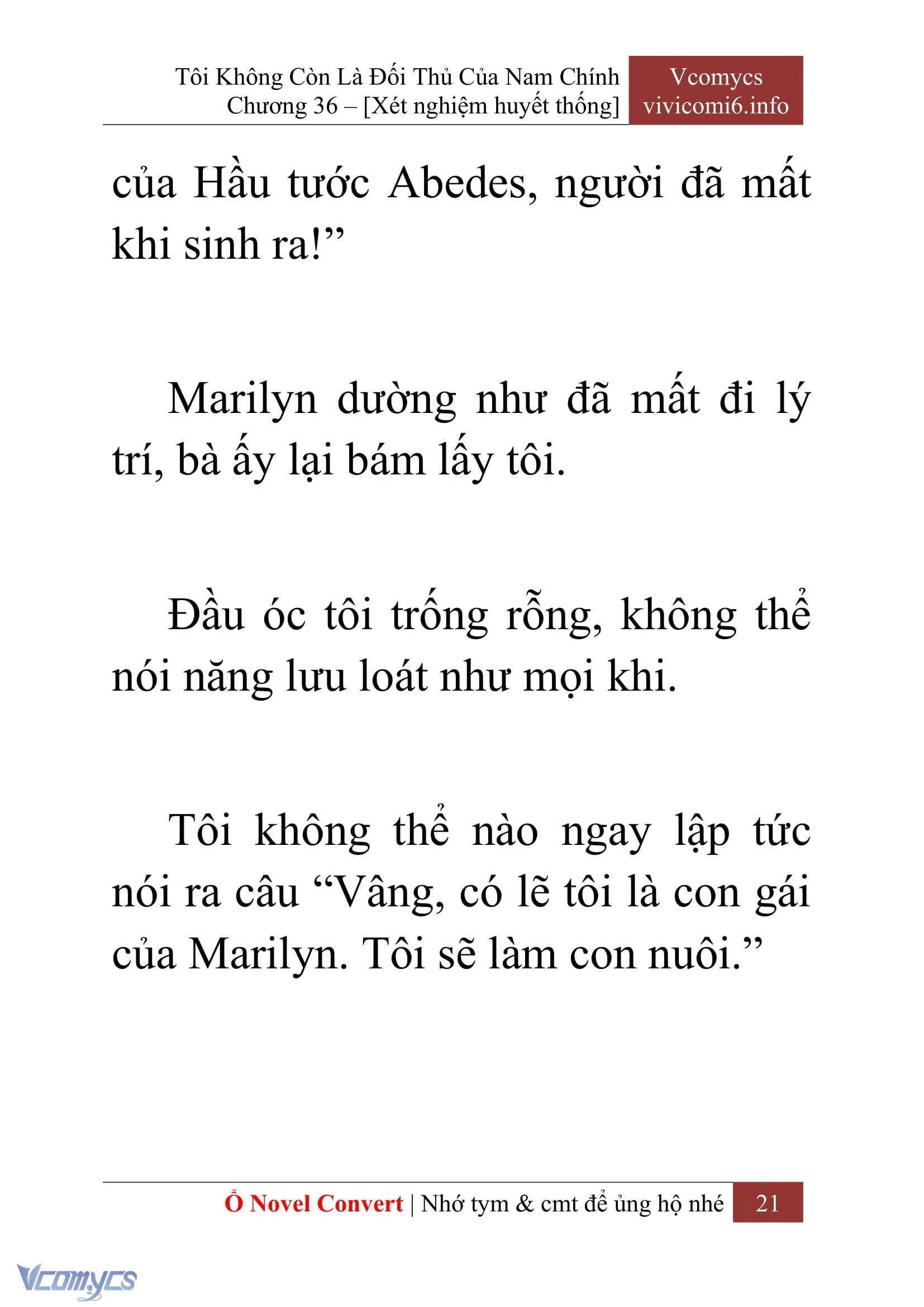 [Novel] Tôi Không Còn Là Đối Thủ Của Nam Chính Chapter  36 - 23