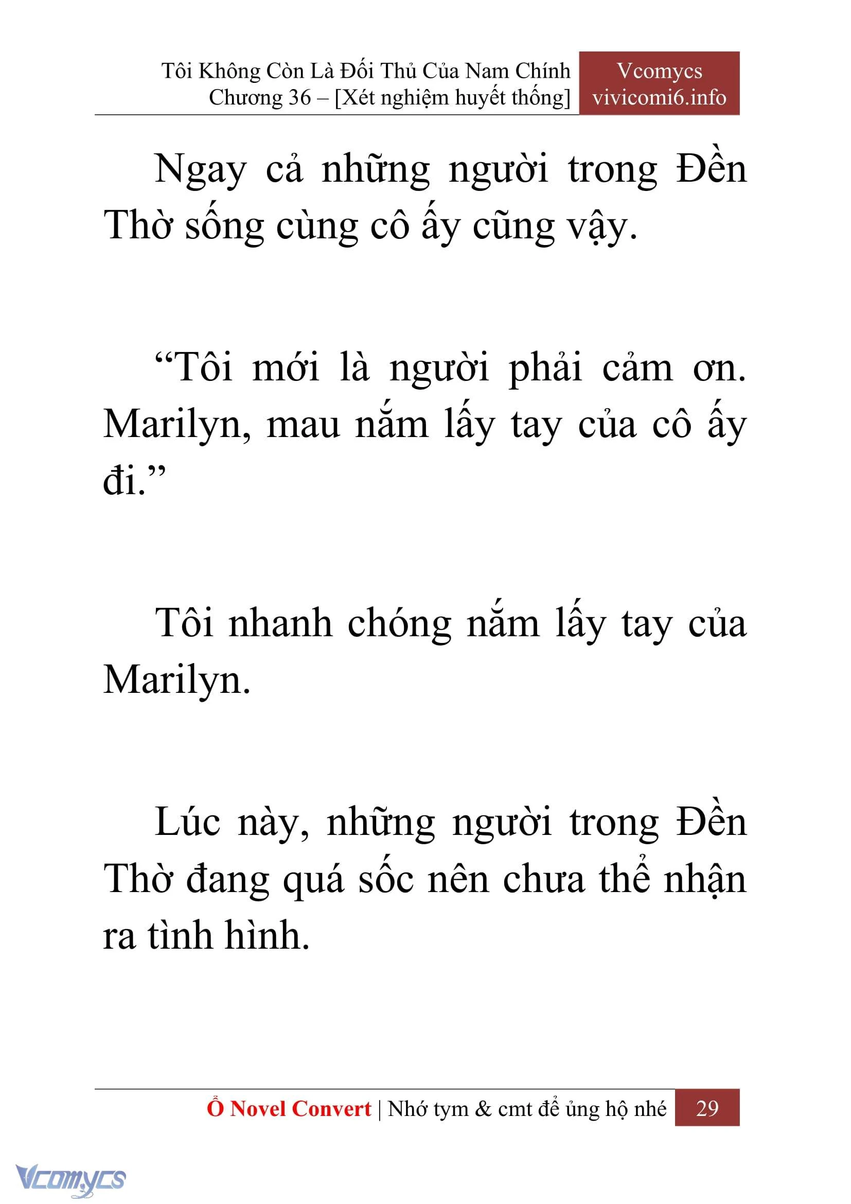 [Novel] Tôi Không Còn Là Đối Thủ Của Nam Chính Chapter  36 - 31