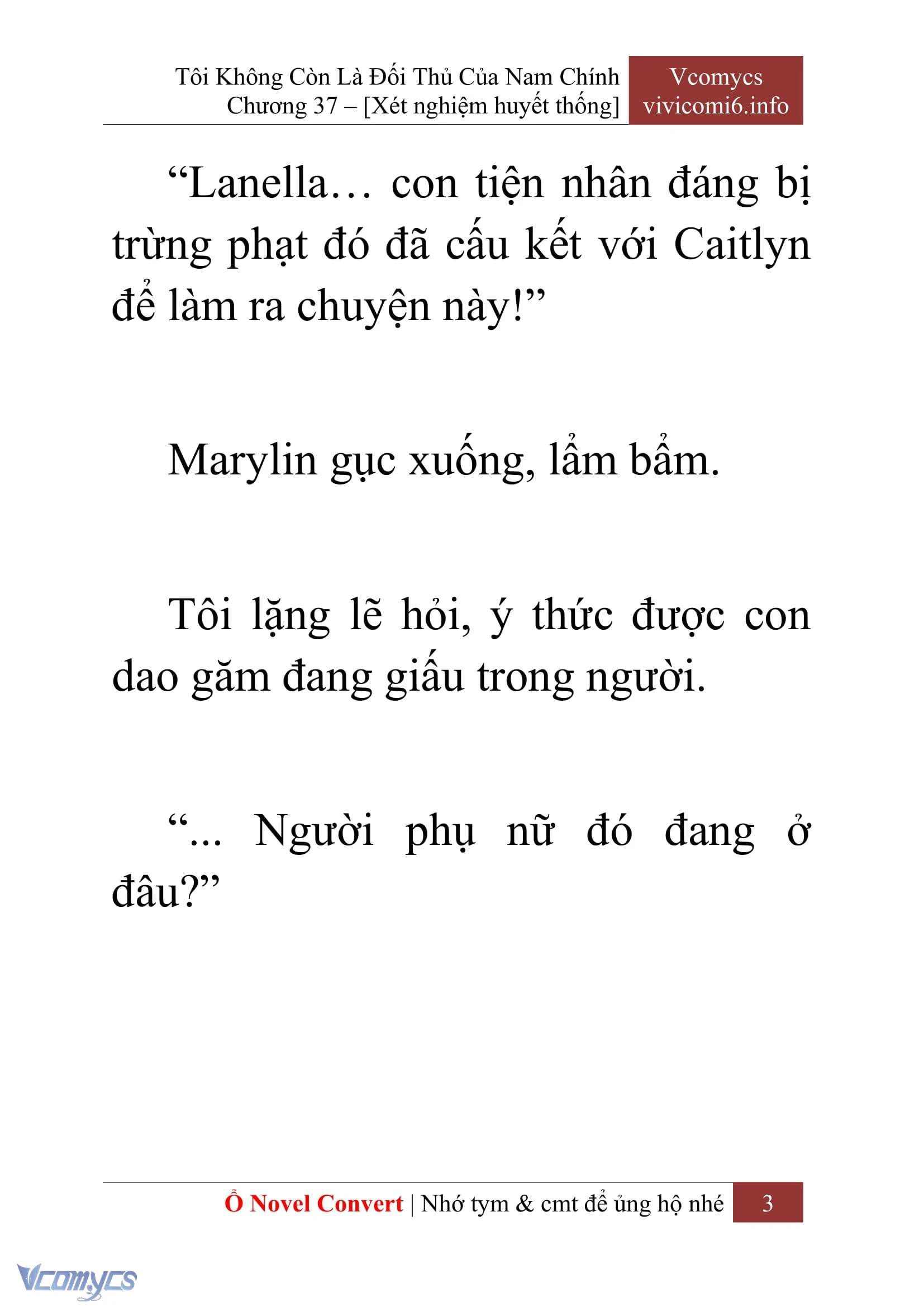 [Novel] Tôi Không Còn Là Đối Thủ Của Nam Chính Chapter  37 - 5