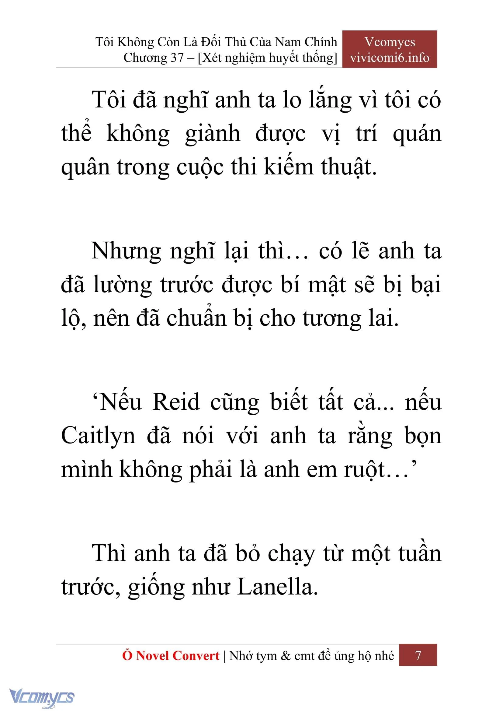 [Novel] Tôi Không Còn Là Đối Thủ Của Nam Chính Chapter  37 - 9