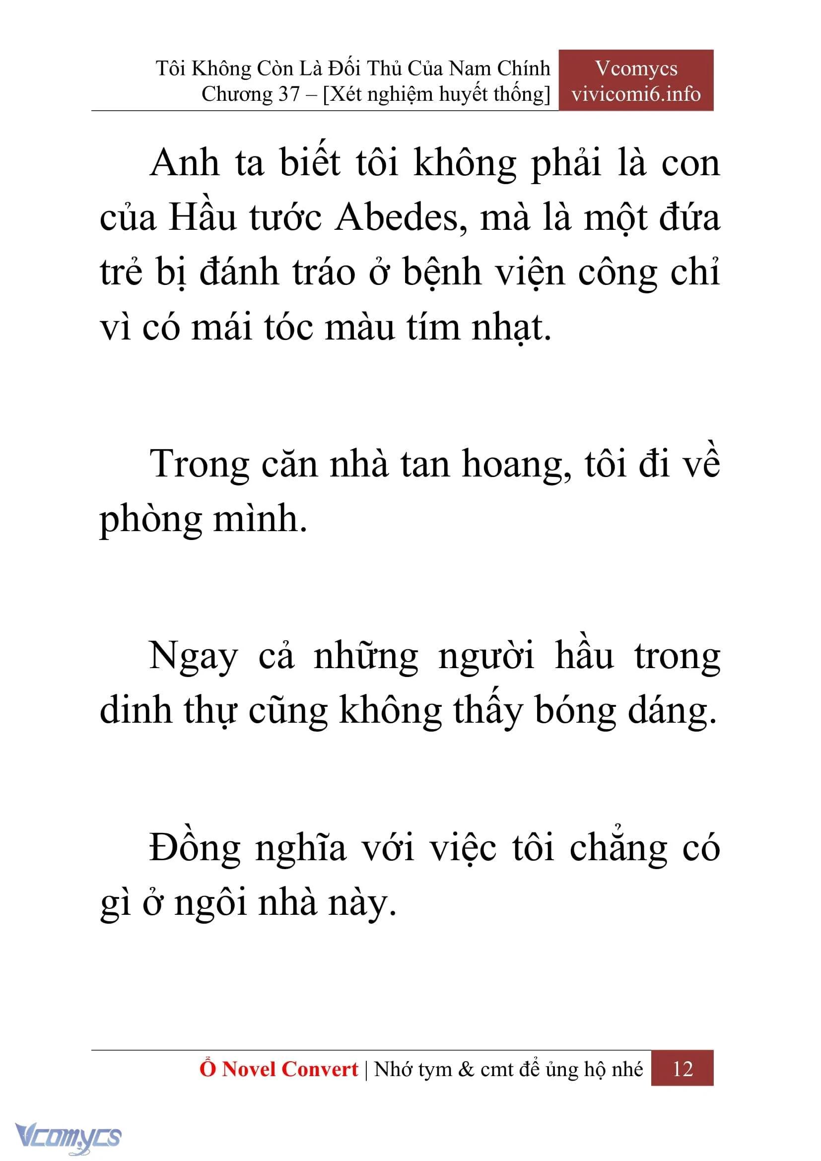 [Novel] Tôi Không Còn Là Đối Thủ Của Nam Chính Chapter  37 - 14