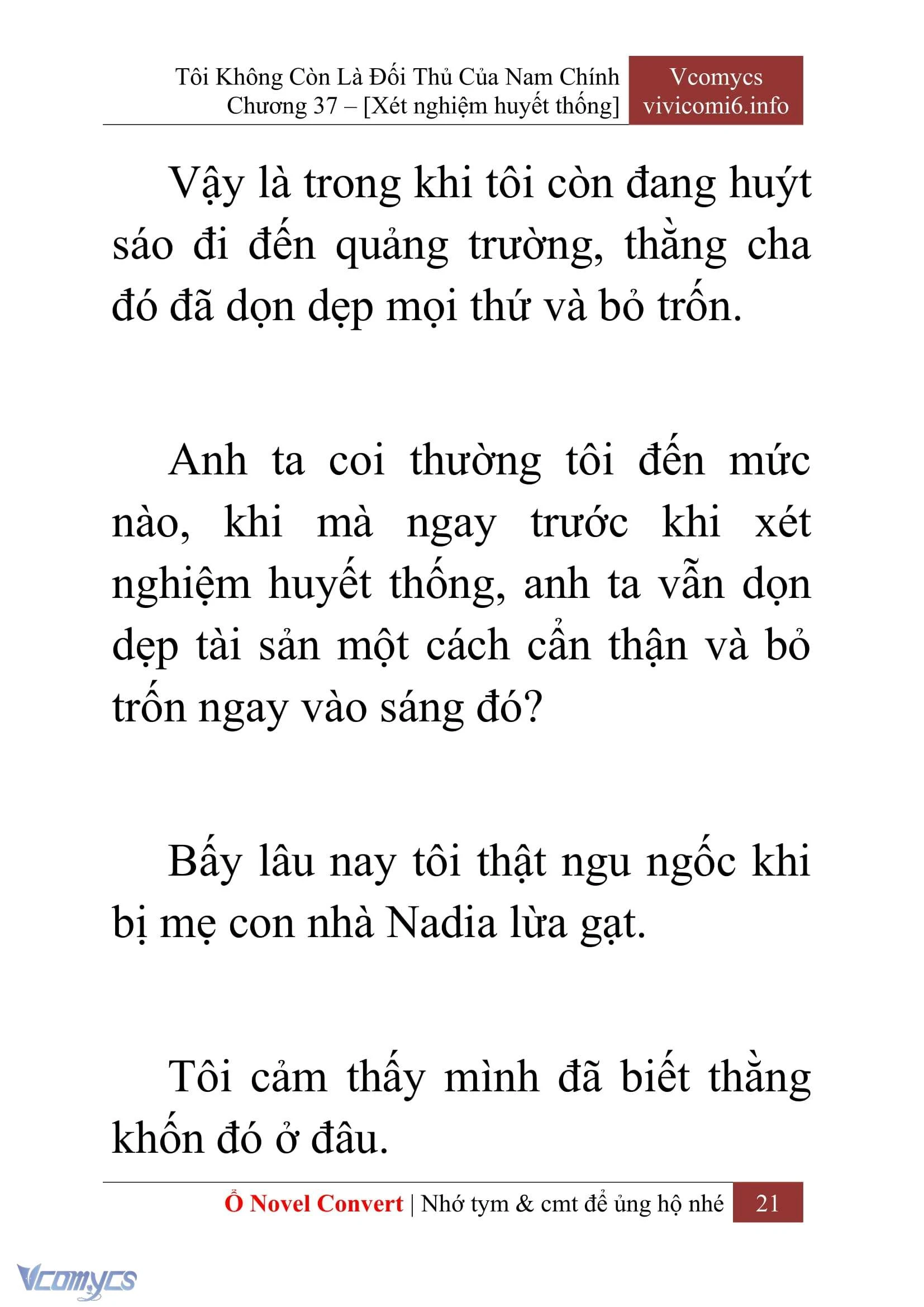 [Novel] Tôi Không Còn Là Đối Thủ Của Nam Chính Chapter  37 - 23