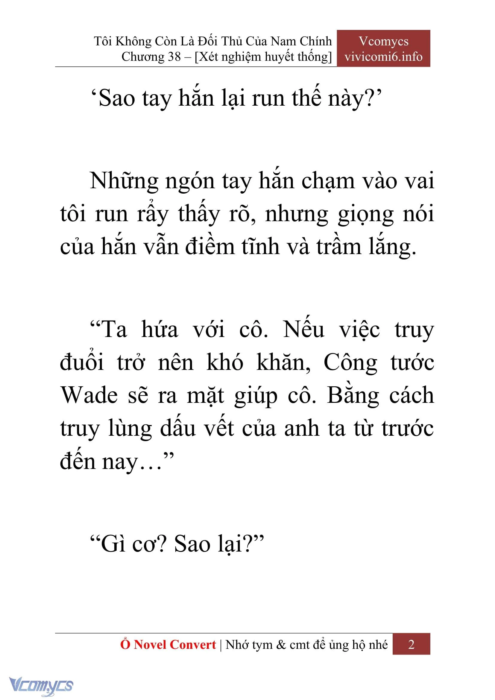 [Novel] Tôi Không Còn Là Đối Thủ Của Nam Chính Chapter  38 - 4
