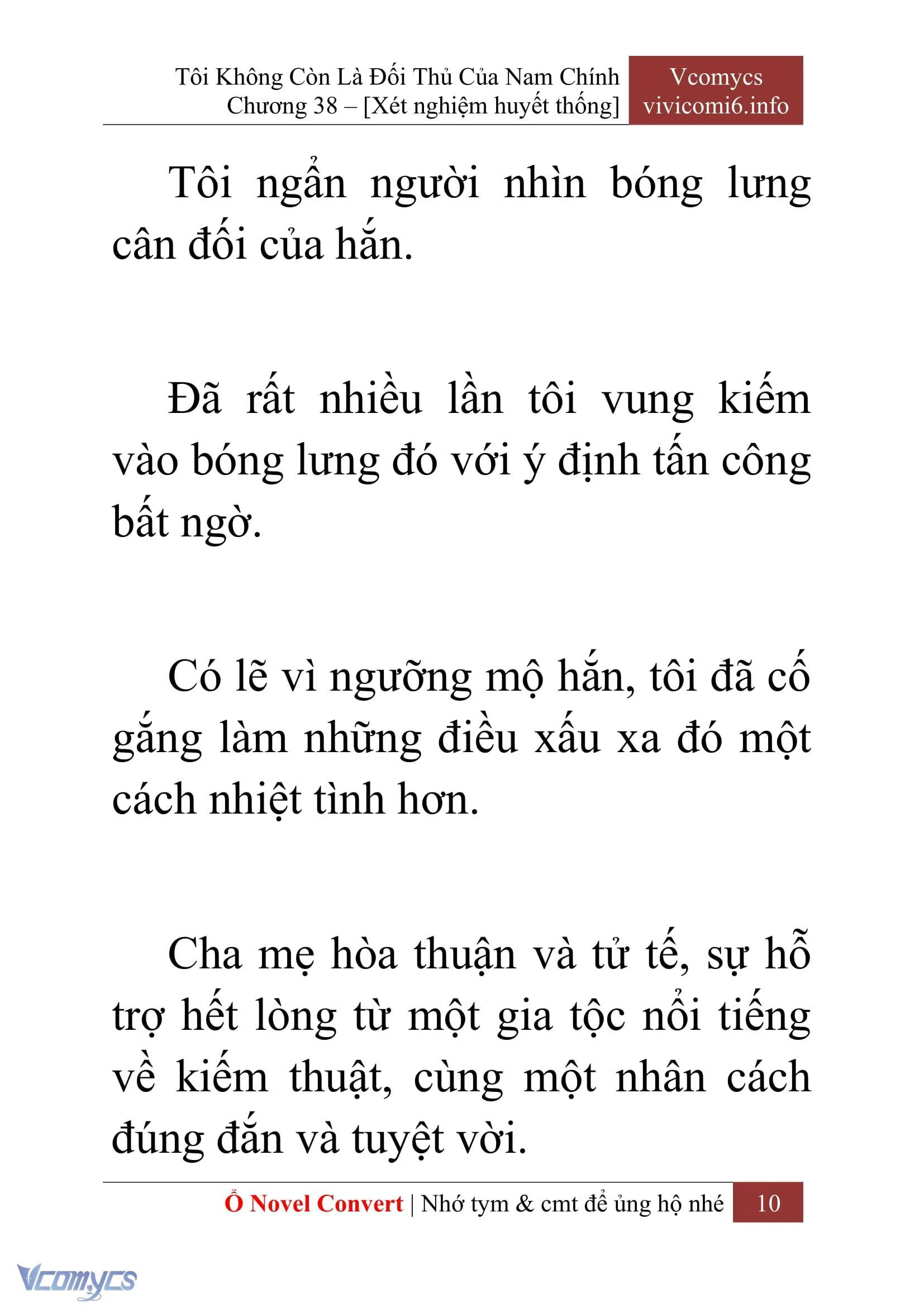 [Novel] Tôi Không Còn Là Đối Thủ Của Nam Chính Chapter  38 - 12