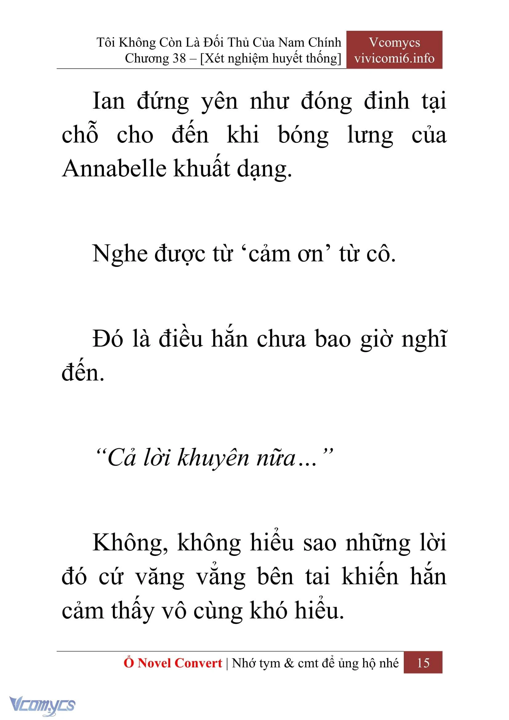 [Novel] Tôi Không Còn Là Đối Thủ Của Nam Chính Chapter  38 - 17