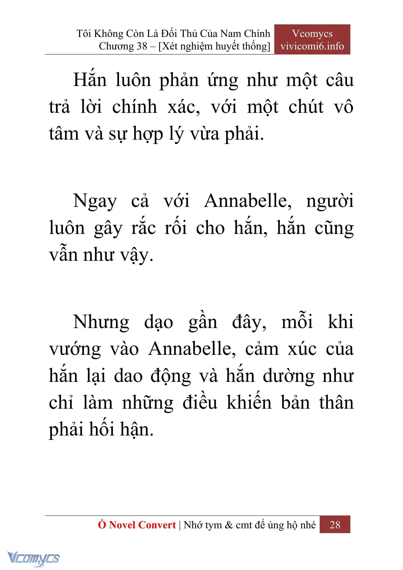 [Novel] Tôi Không Còn Là Đối Thủ Của Nam Chính Chapter  38 - 30