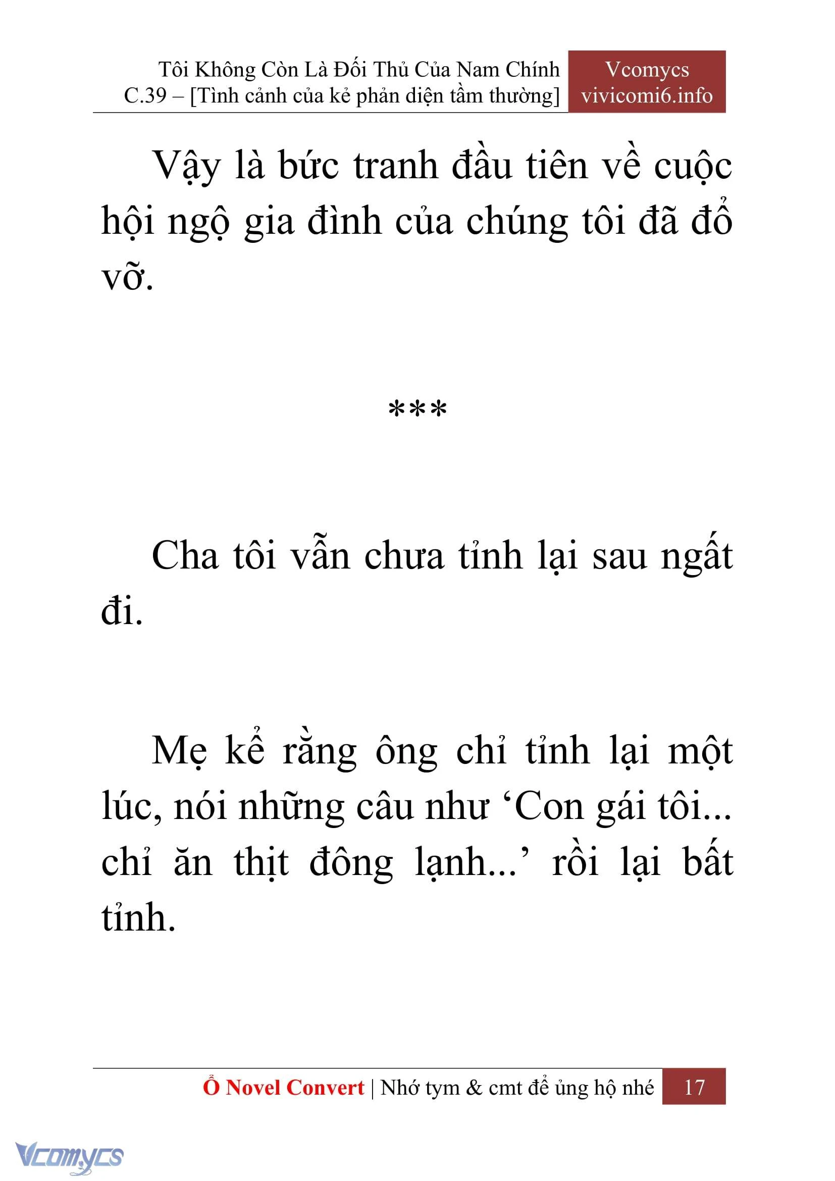 [Novel] Tôi Không Còn Là Đối Thủ Của Nam Chính Chapter  39 - 19