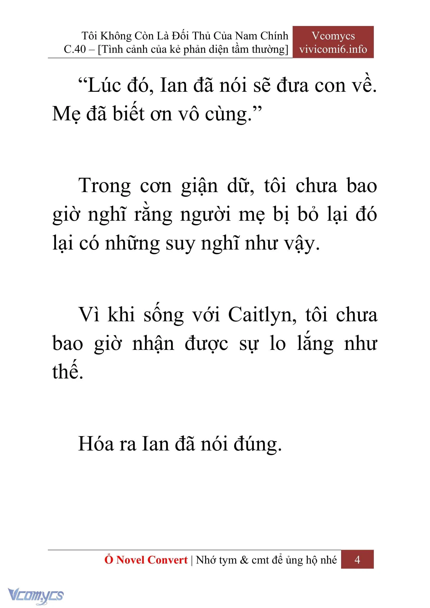 [Novel] Tôi Không Còn Là Đối Thủ Của Nam Chính Chapter  40 - 6