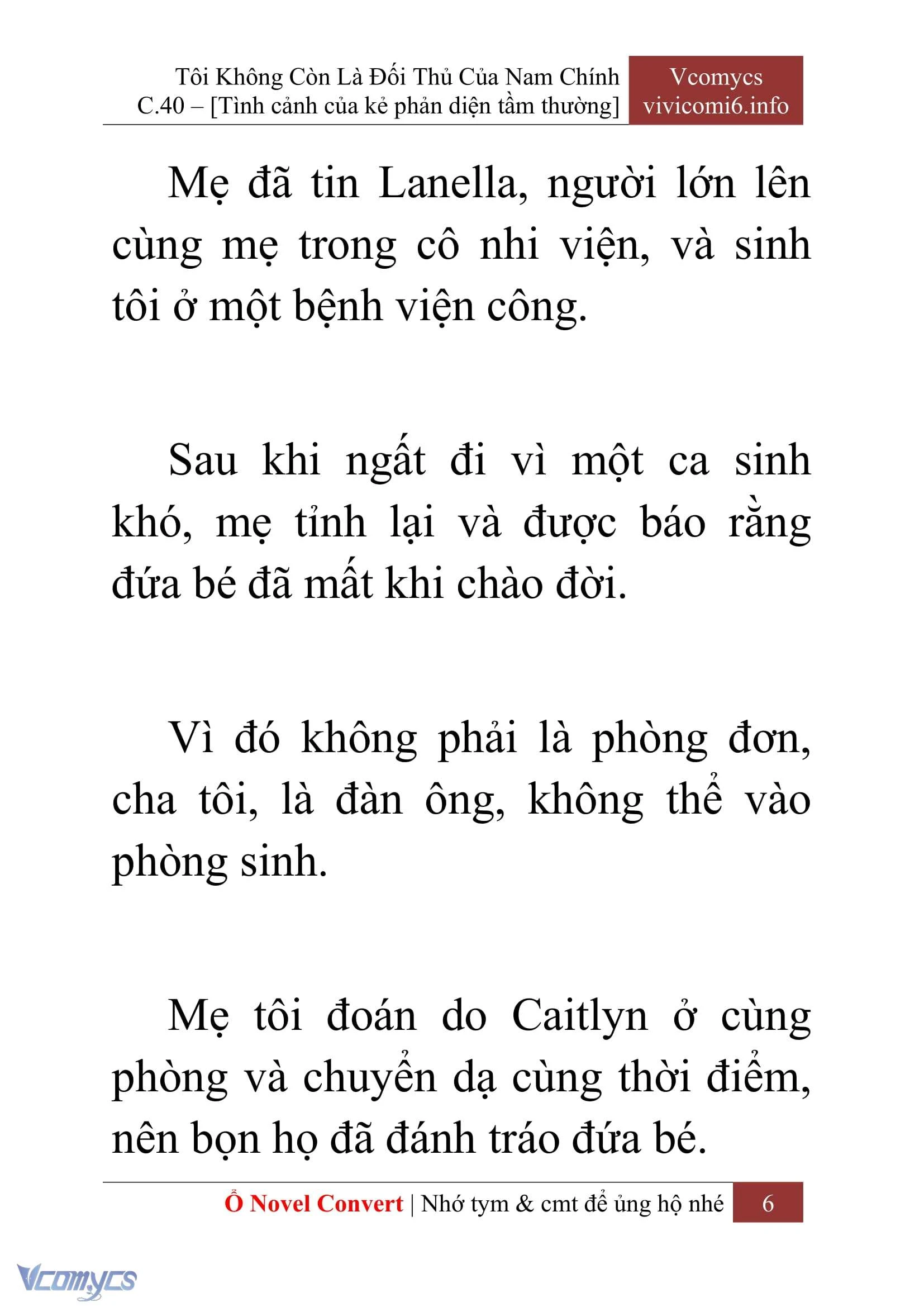 [Novel] Tôi Không Còn Là Đối Thủ Của Nam Chính Chapter  40 - 8