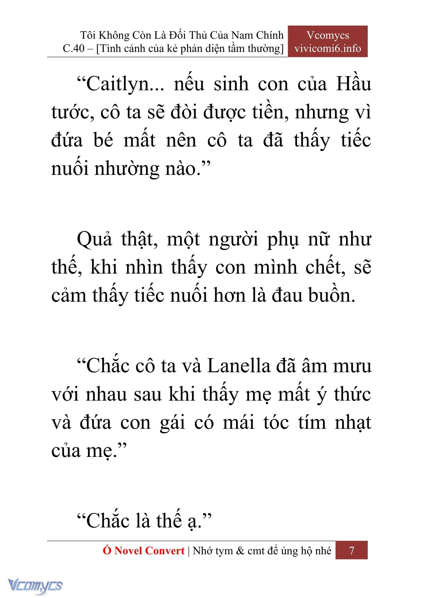 [Novel] Tôi Không Còn Là Đối Thủ Của Nam Chính Chapter  40 - 9