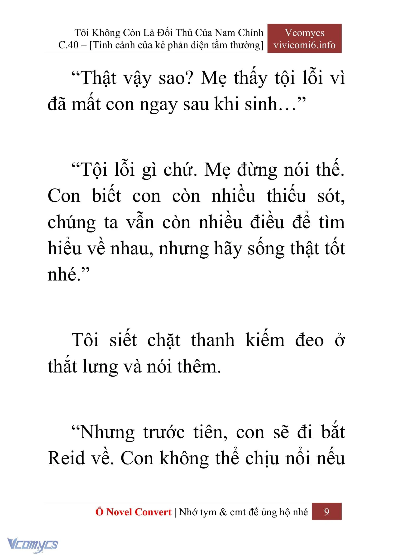 [Novel] Tôi Không Còn Là Đối Thủ Của Nam Chính Chapter  40 - 11