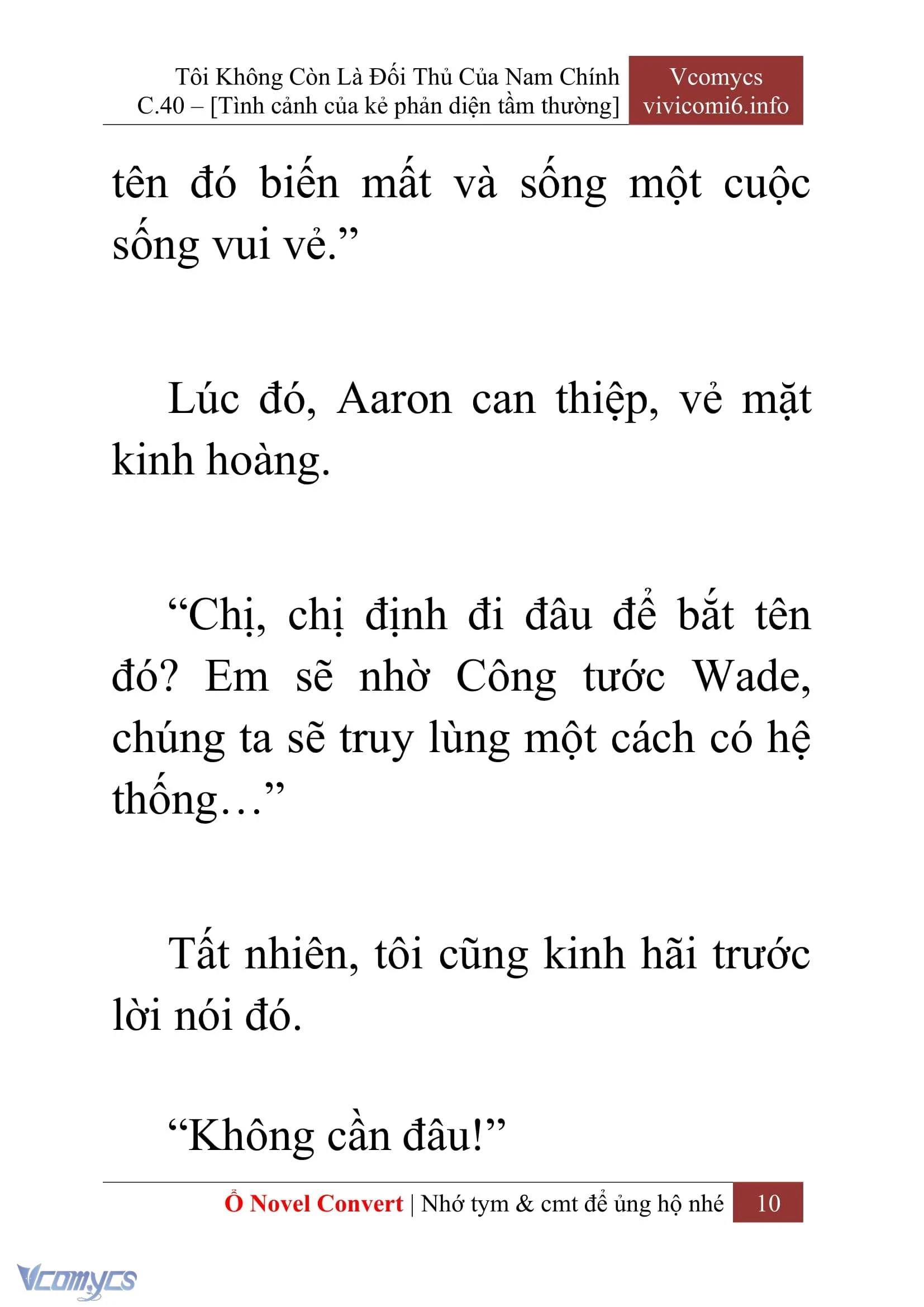 [Novel] Tôi Không Còn Là Đối Thủ Của Nam Chính Chapter  40 - 12