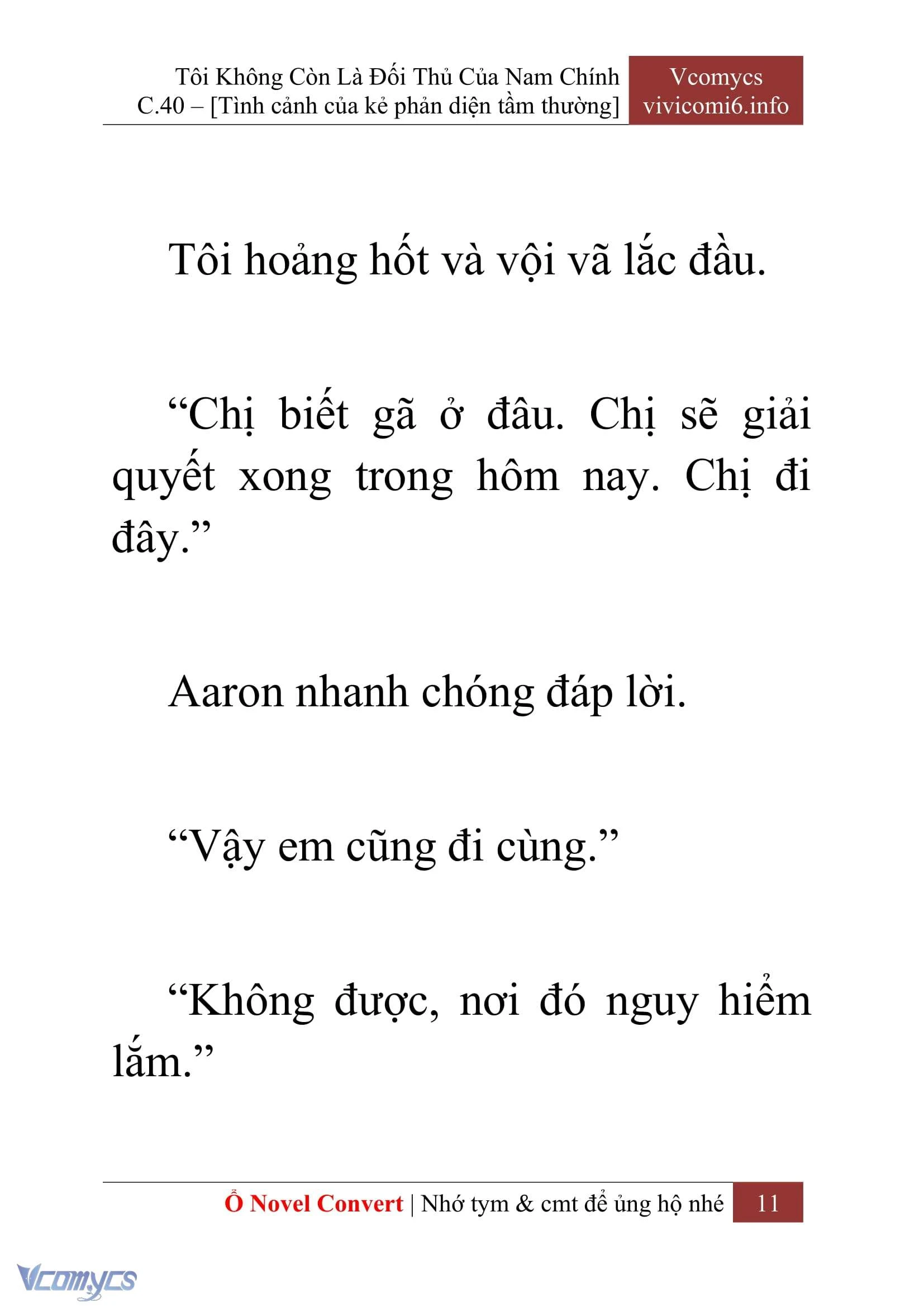 [Novel] Tôi Không Còn Là Đối Thủ Của Nam Chính Chapter  40 - 13