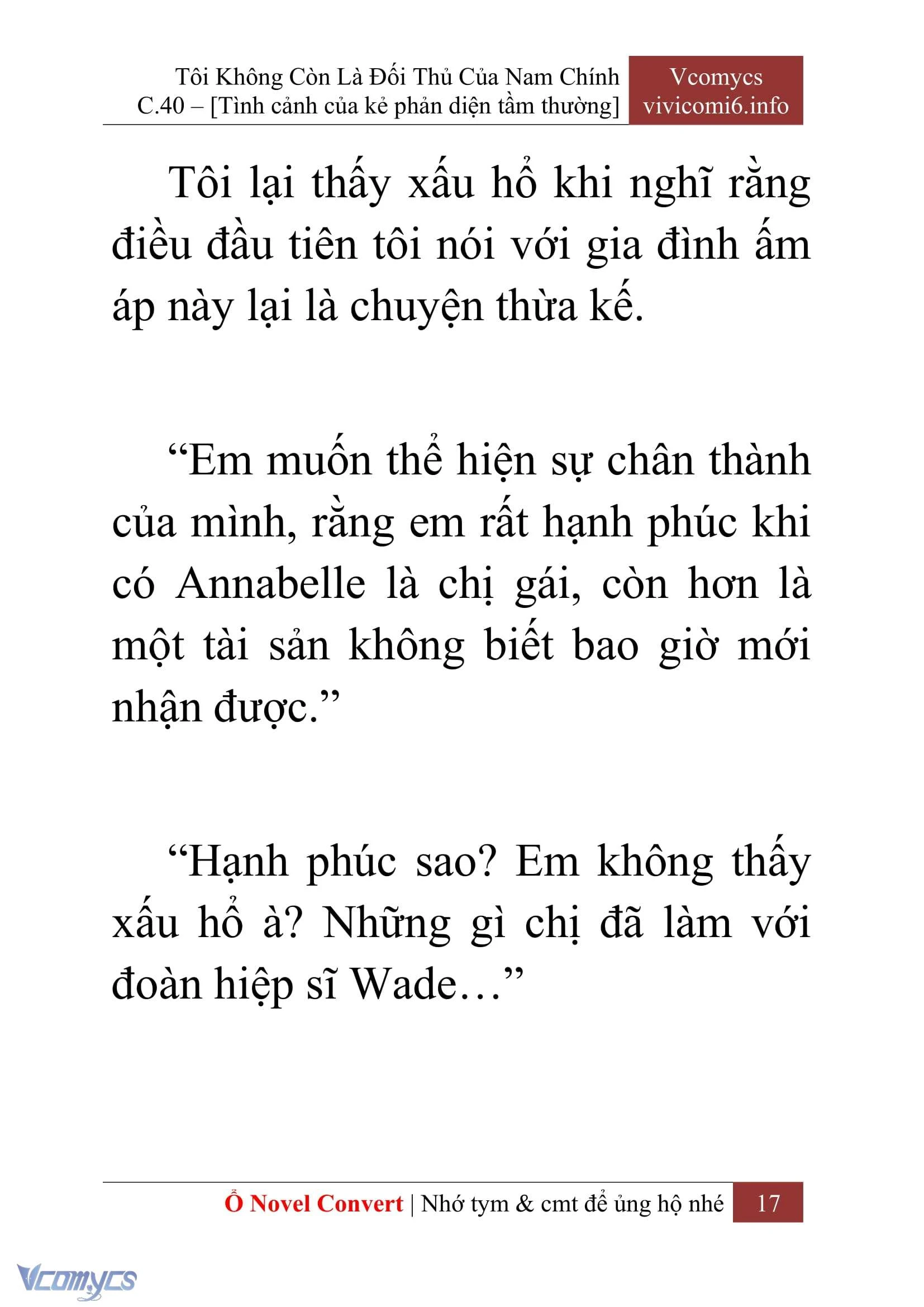 [Novel] Tôi Không Còn Là Đối Thủ Của Nam Chính Chapter  40 - 19