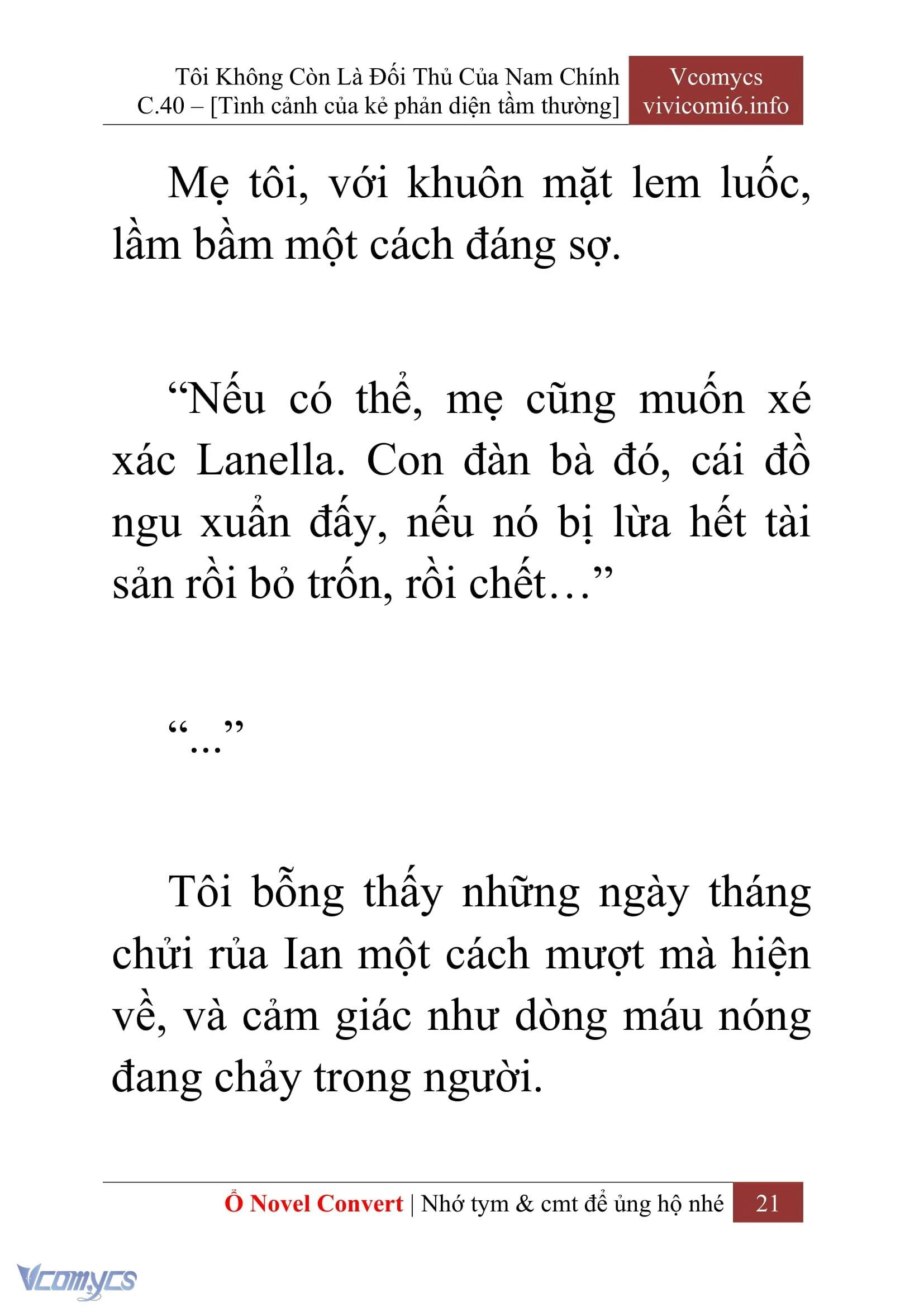 [Novel] Tôi Không Còn Là Đối Thủ Của Nam Chính Chapter  40 - 23