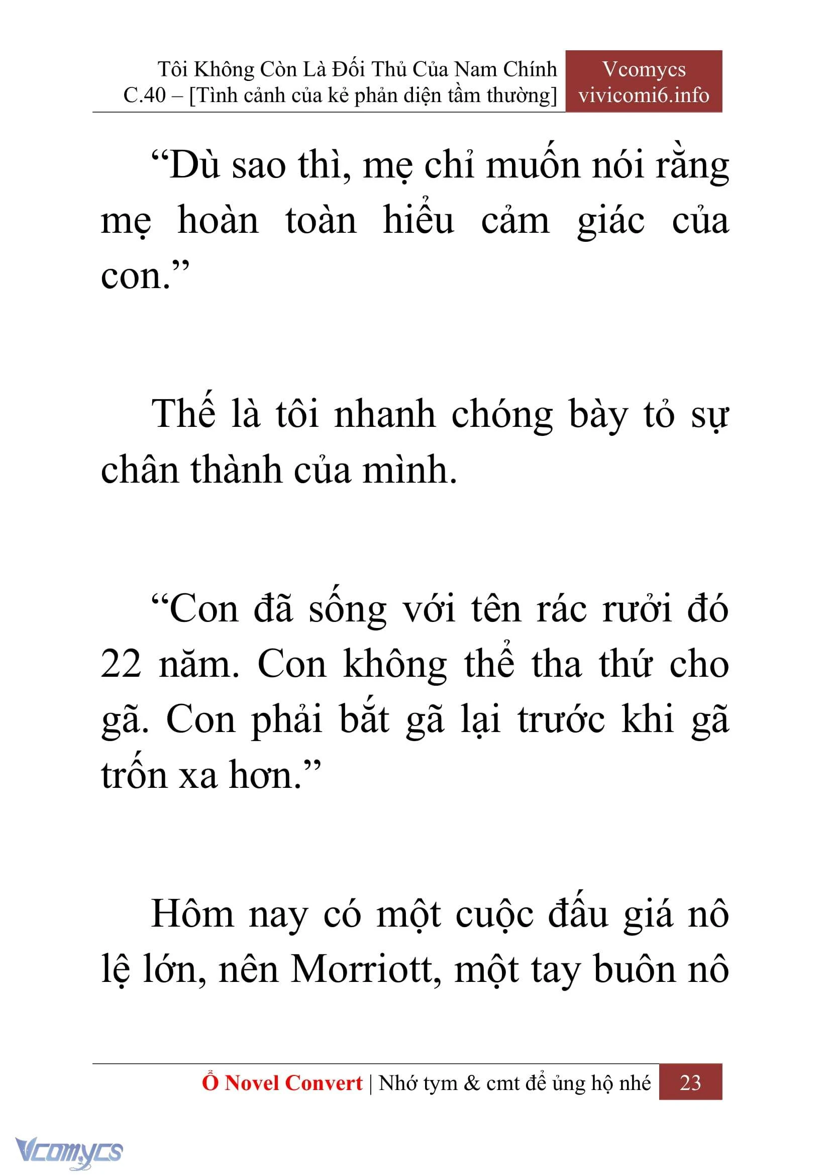 [Novel] Tôi Không Còn Là Đối Thủ Của Nam Chính Chapter  40 - 25