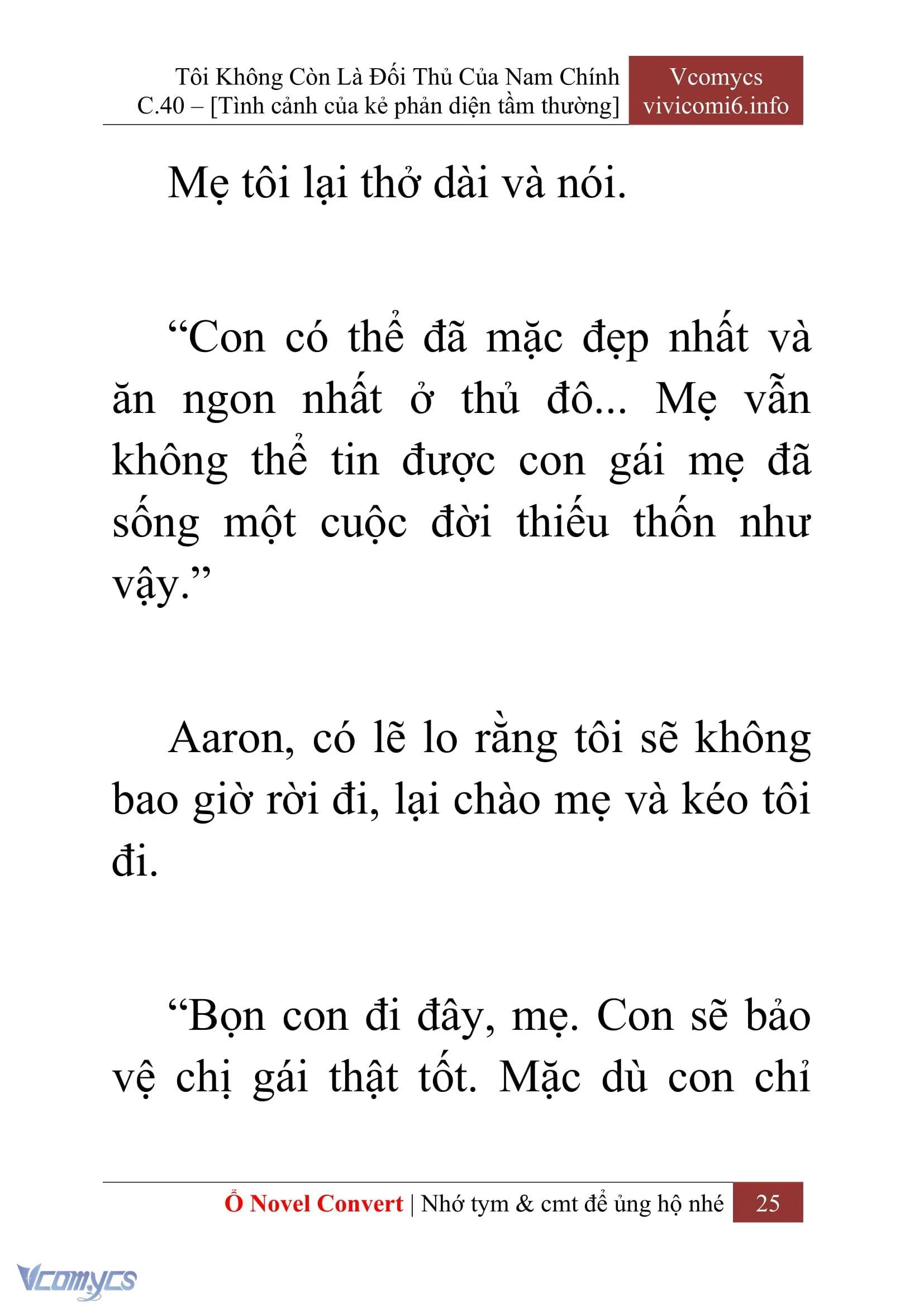 [Novel] Tôi Không Còn Là Đối Thủ Của Nam Chính Chapter  40 - 27