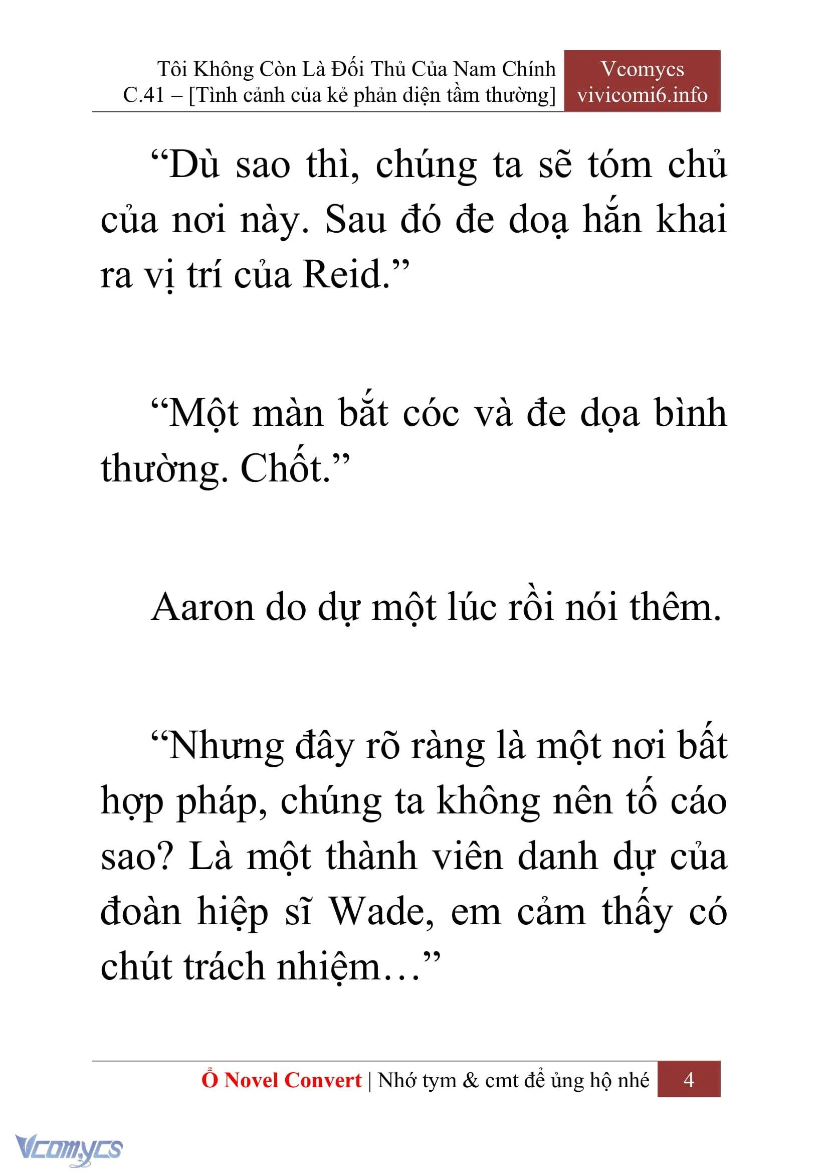 [Novel] Tôi Không Còn Là Đối Thủ Của Nam Chính Chapter  41 - 6